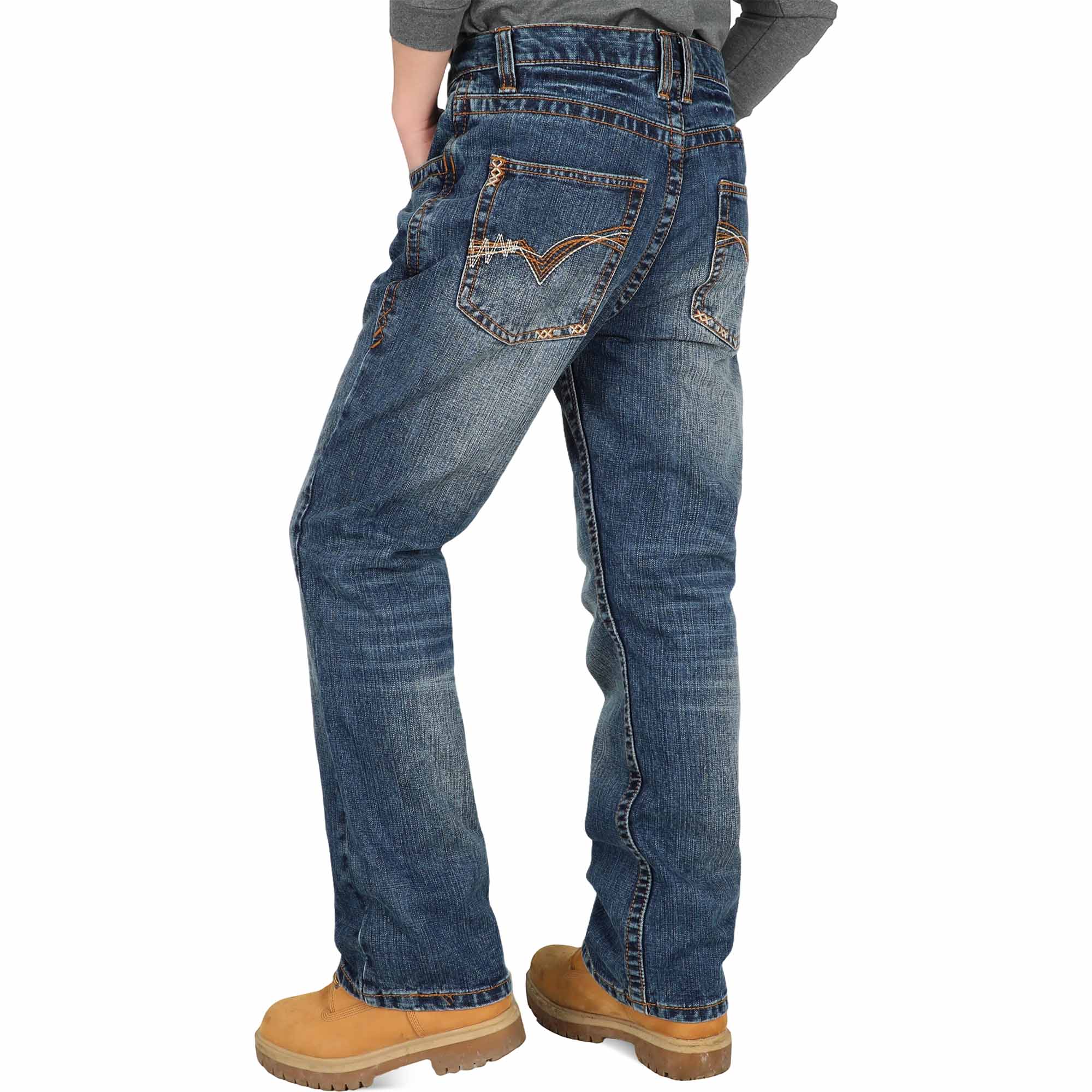 13.5OZ Heavywight Dura-Rugged Slub Denim Jeans(NON-FR)- PN071S