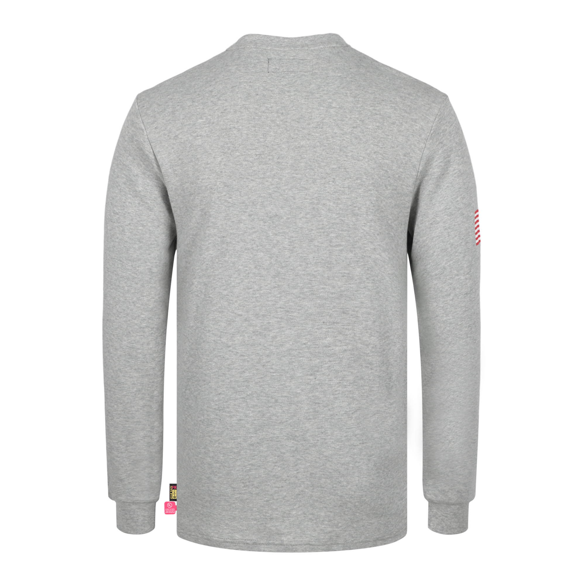 7oz Midweight Flame Resistant Flag/Skull Print Henley T-Shirts NFPA2112 CAT2-D1203