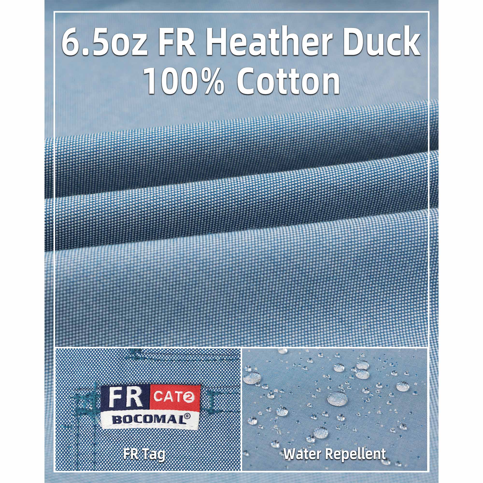 6.5OZ Dura-soft Duck Canvas FR Vented Shirts-0939M