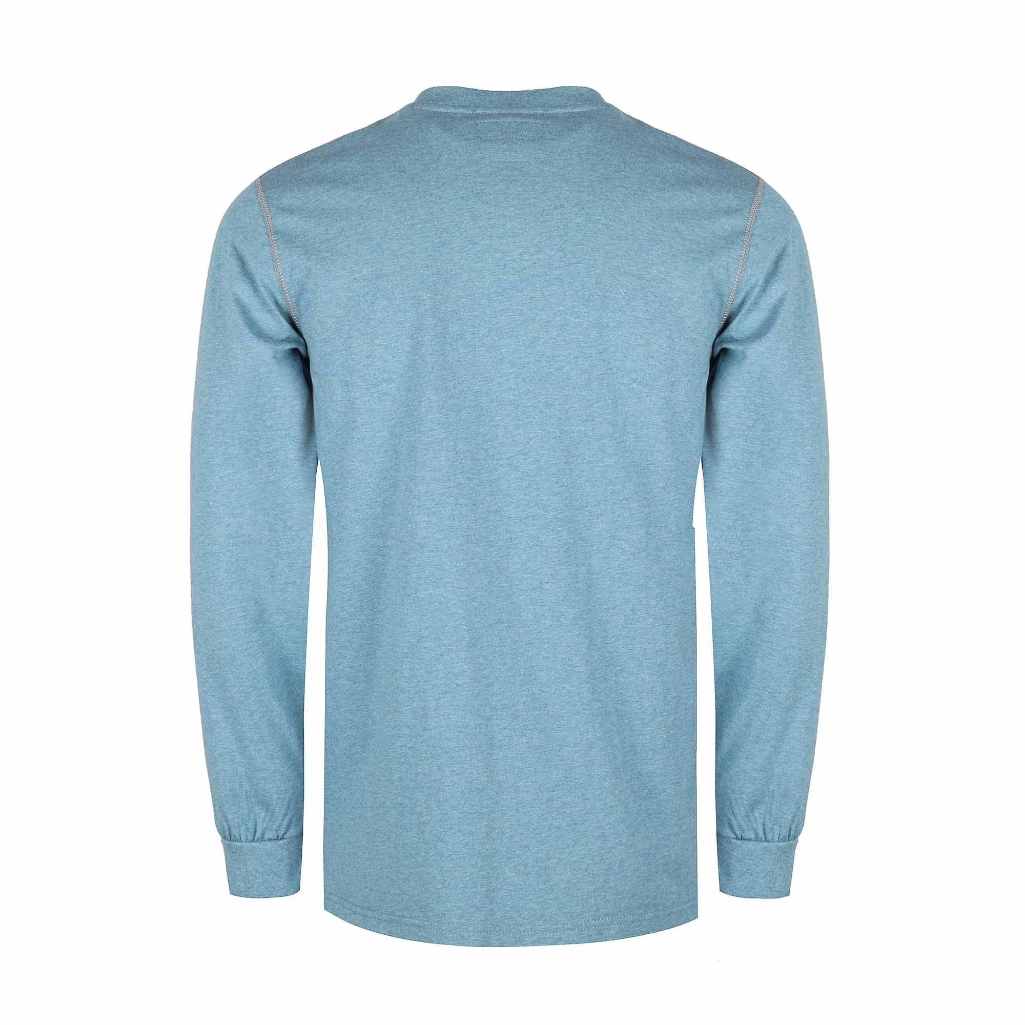 5.5OZ Button Pullover T-Shirts/Solid Color-2808