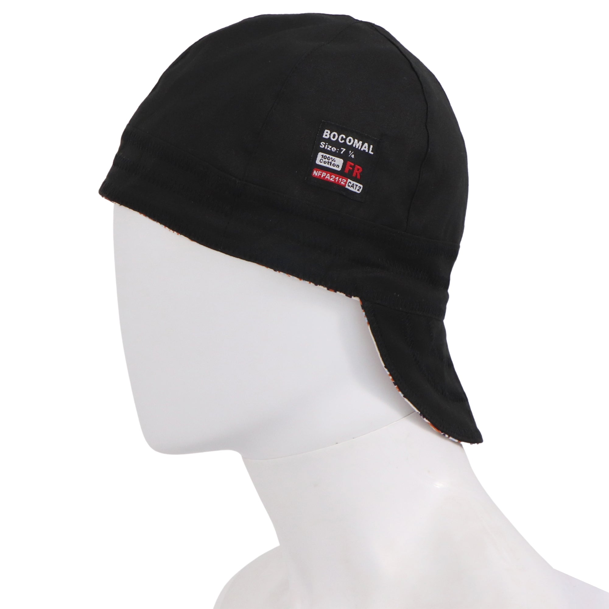 6.5OZ Mid-weight Cotton Twill Flame Resistant Paisley Printed Welding Cap - 4816S