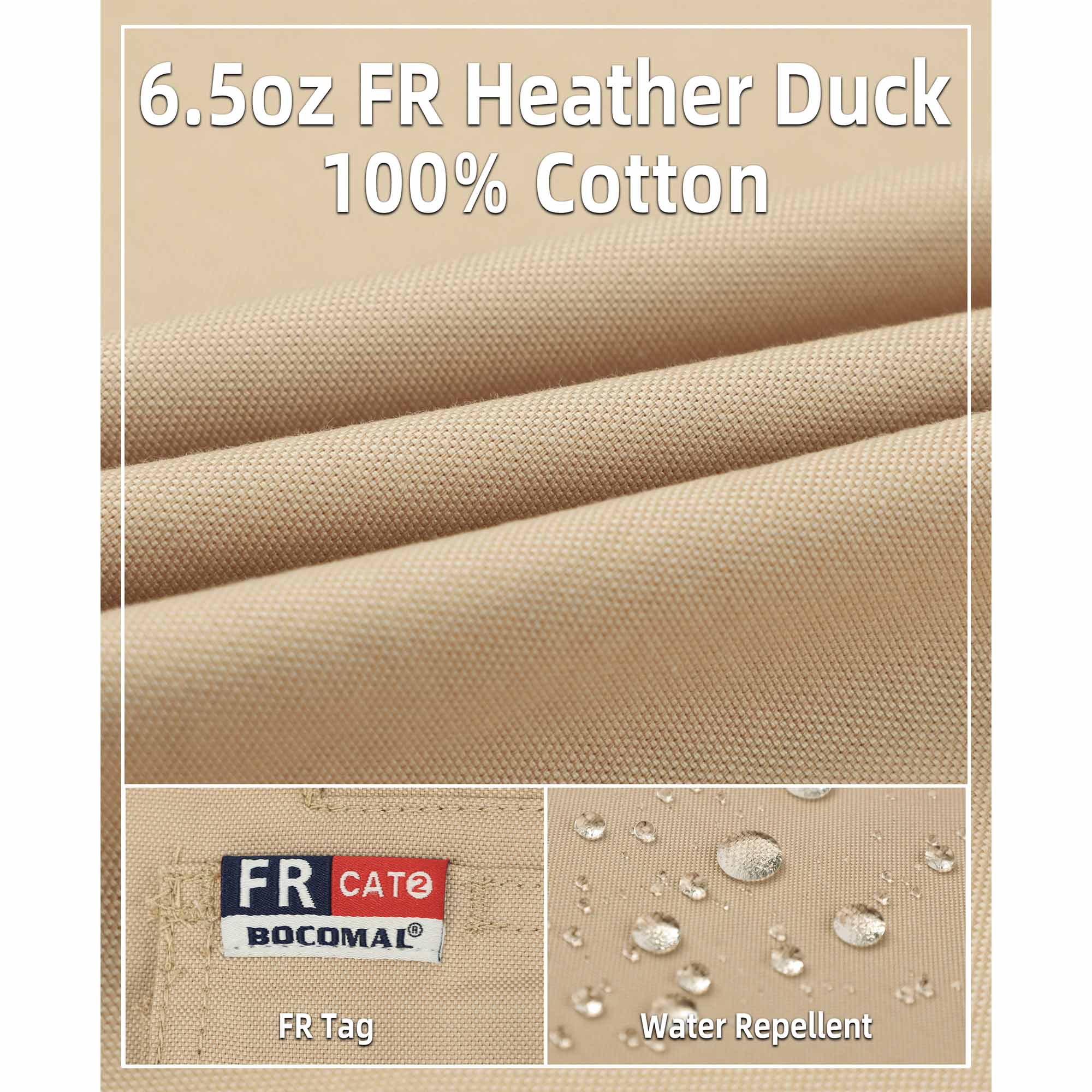 6.5OZ Dura-soft Duck Canvas FR Vented Shirts-0939M