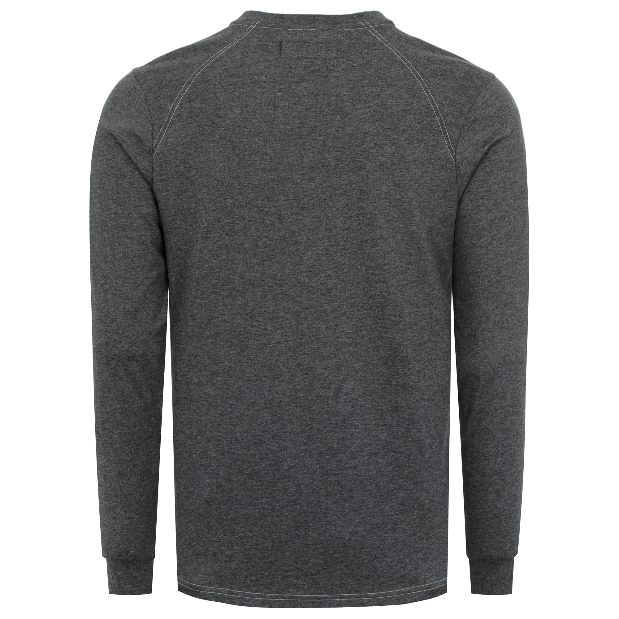 5.5oz Cotton Long Sleeve Henley Shirt Flame Resistant -9108