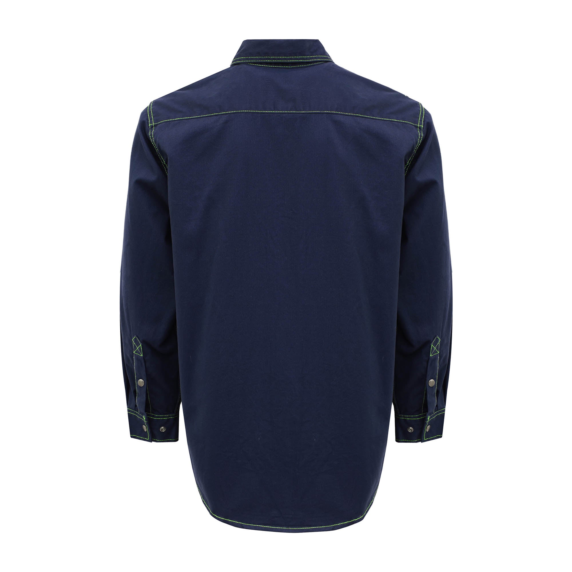 7.5OZ Solid Color  Shirts With Metal Button/Decorative Thread(Final sale)-3701