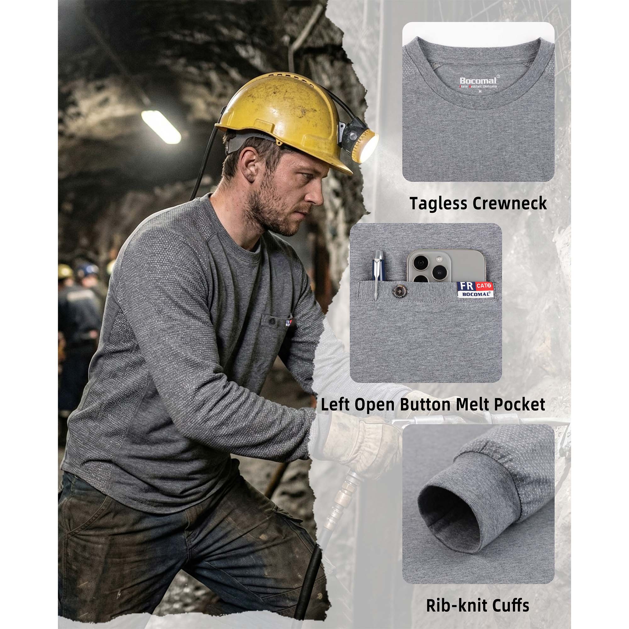 6OZ Breathable Vented Mesh (Sleeve and Underarm) FR T-Shirt- 4435