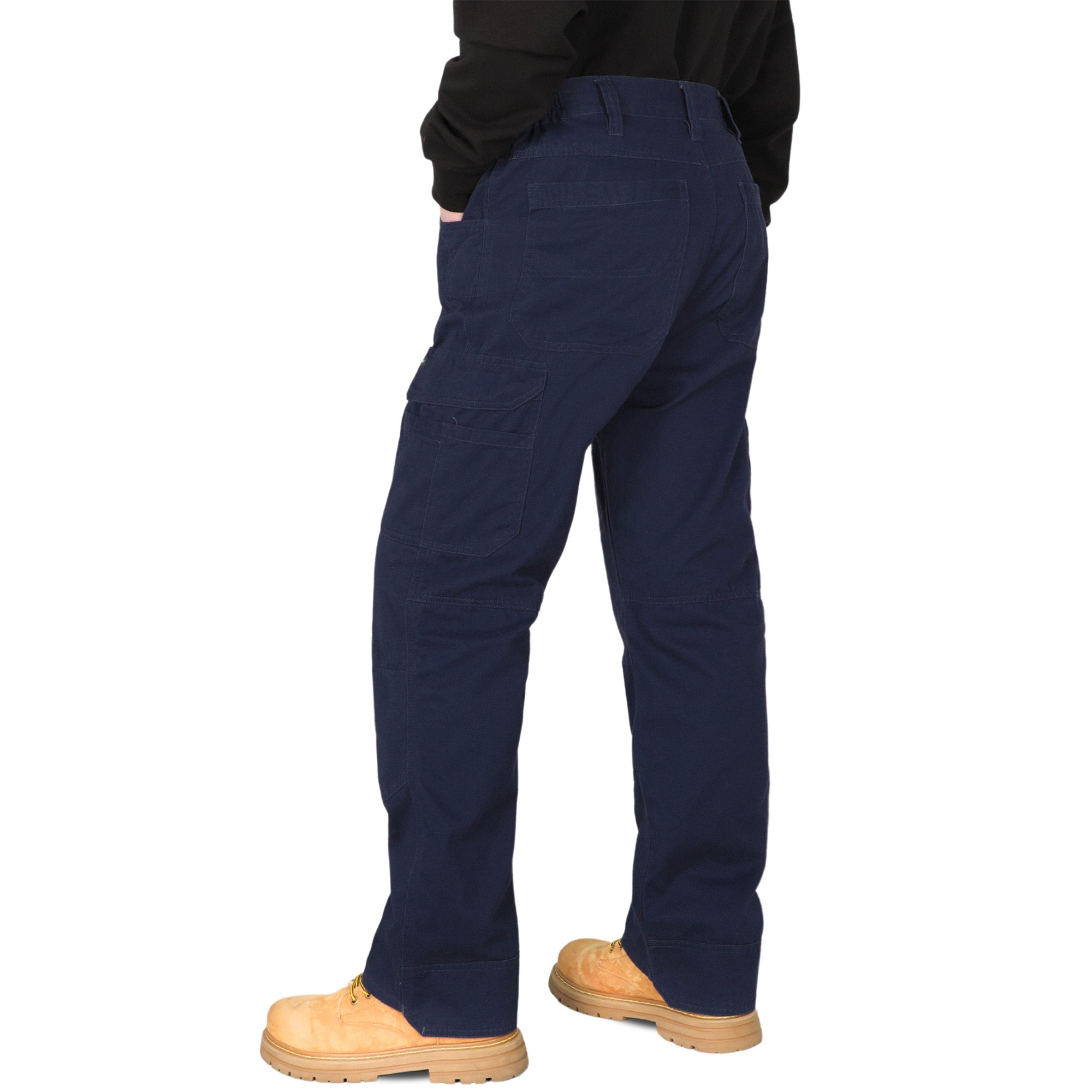 7oz Men's 12 Multi-Pockets 100% C Dura Comfort Water/Stain Resistant Work Cargo Pants - 031D