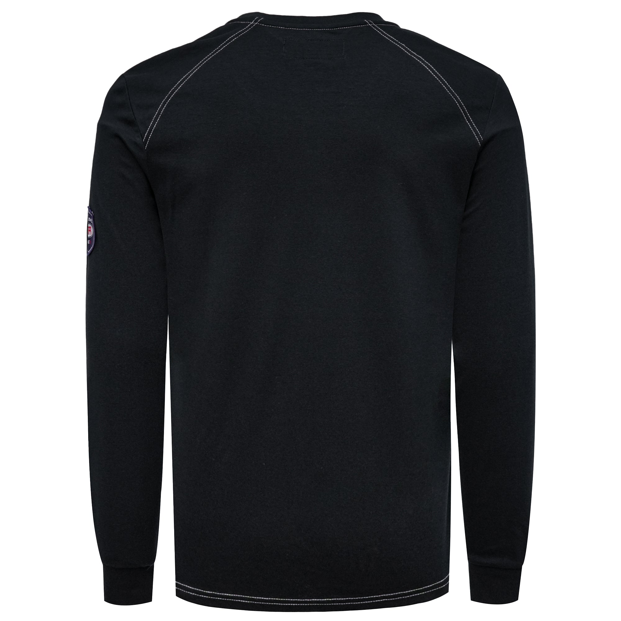 5.5oz Cotton Long Sleeve Henley Shirt Flame Resistant -9108