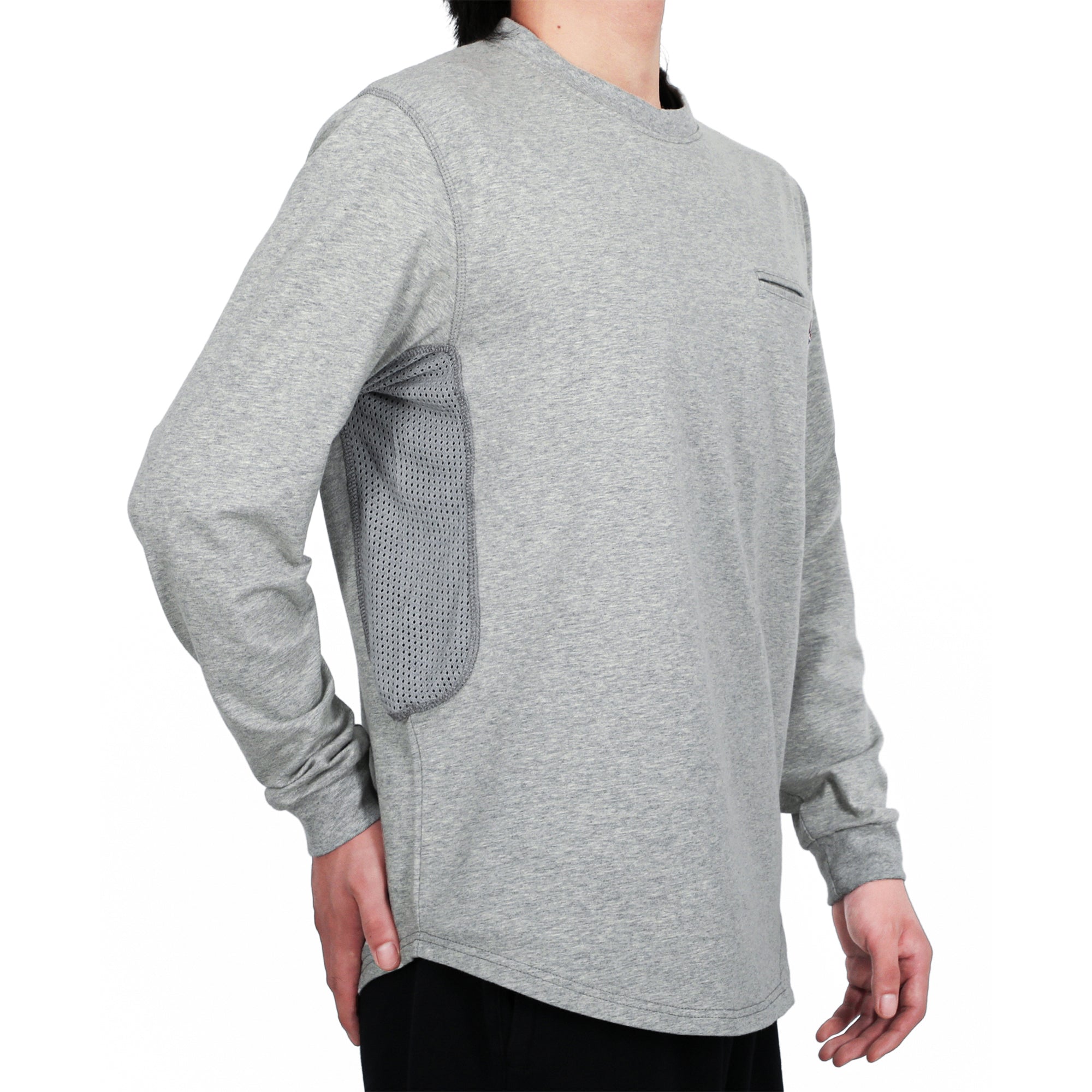 6OZ Buttonless Pullover T-Shirts/Breathable Vented Design-6022