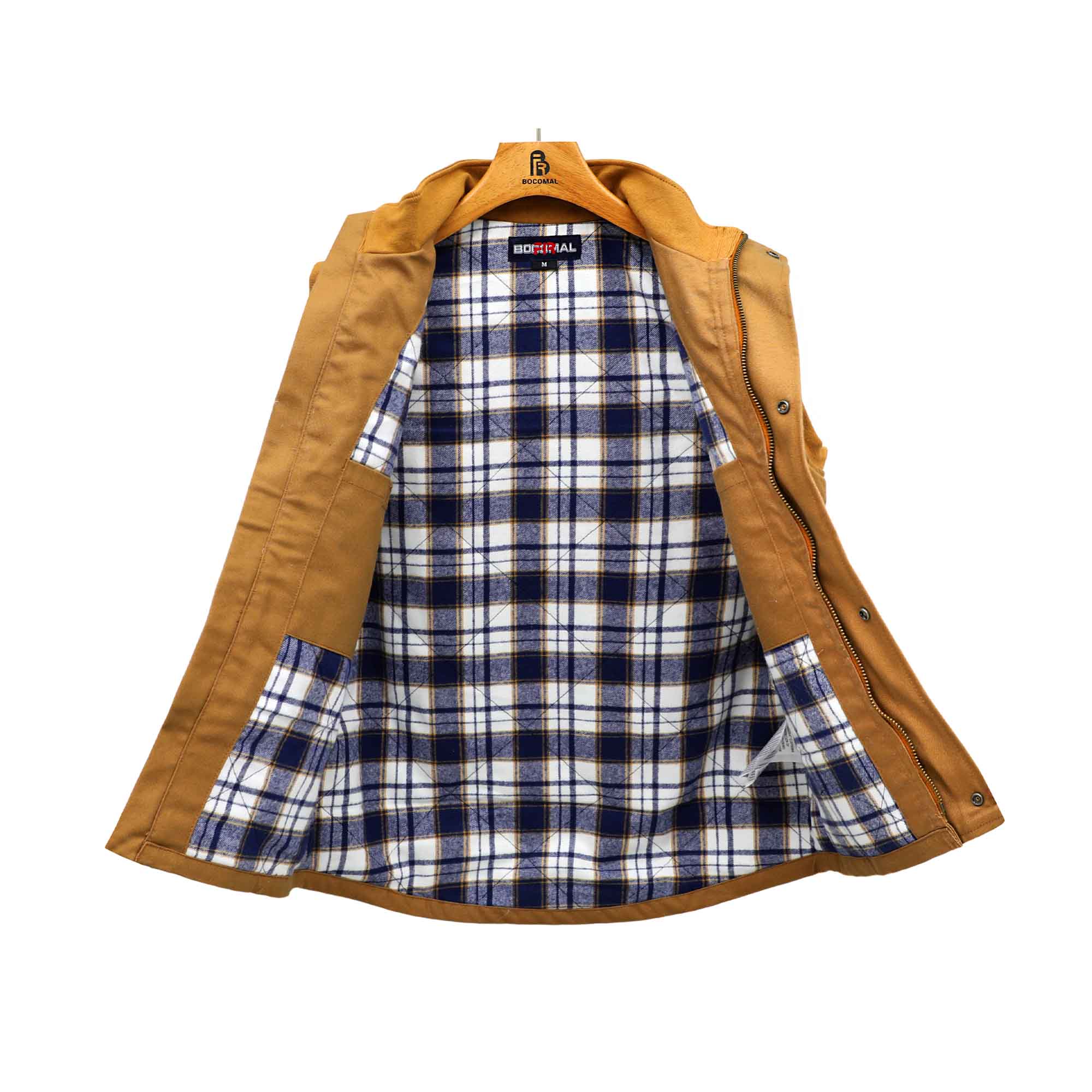 Lined Vest Water/Rain Repellent and Oil Resistant(Soft Flannel Lining)-3104