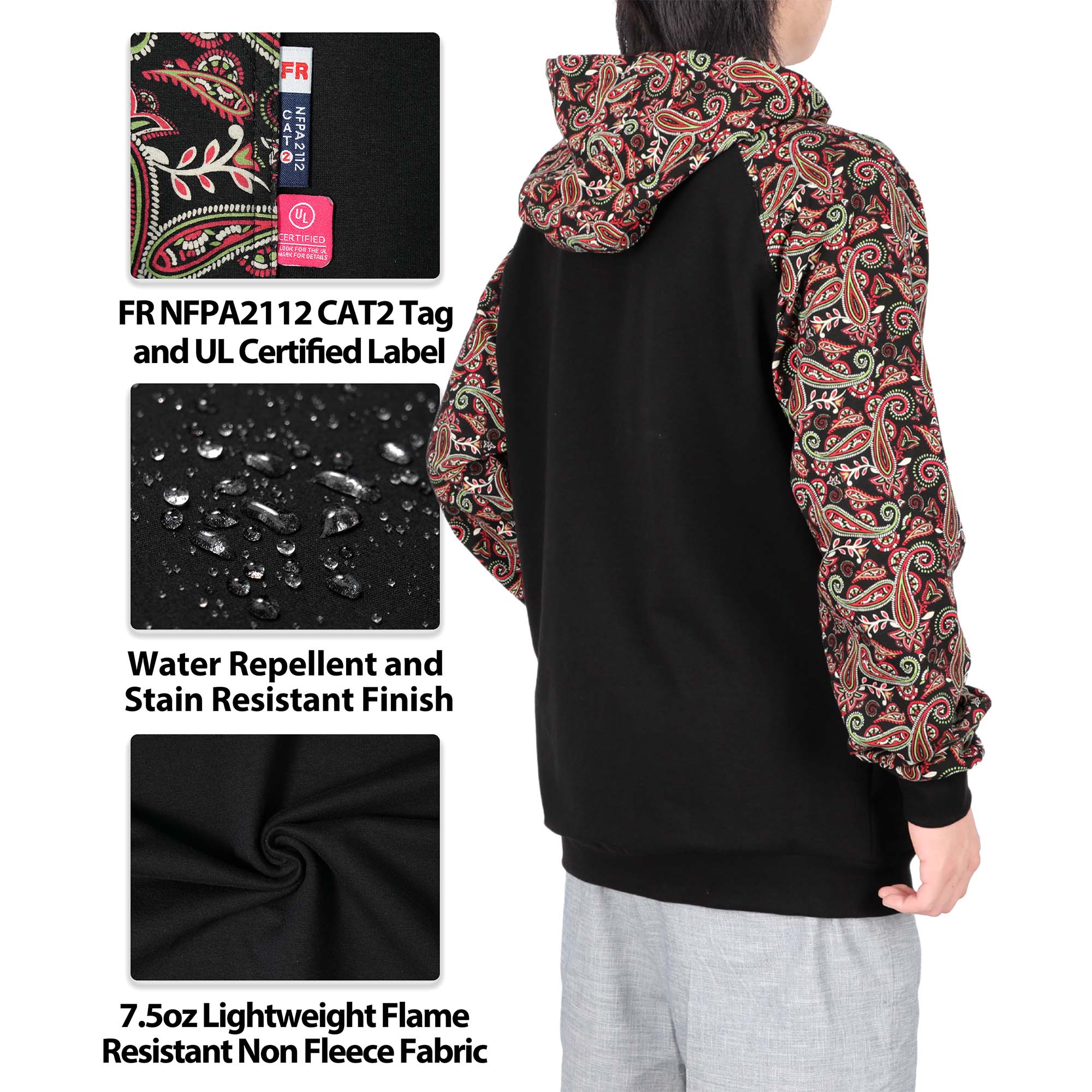 7.5OZ Pullover Hoodies/Camouflag-4913/4913P