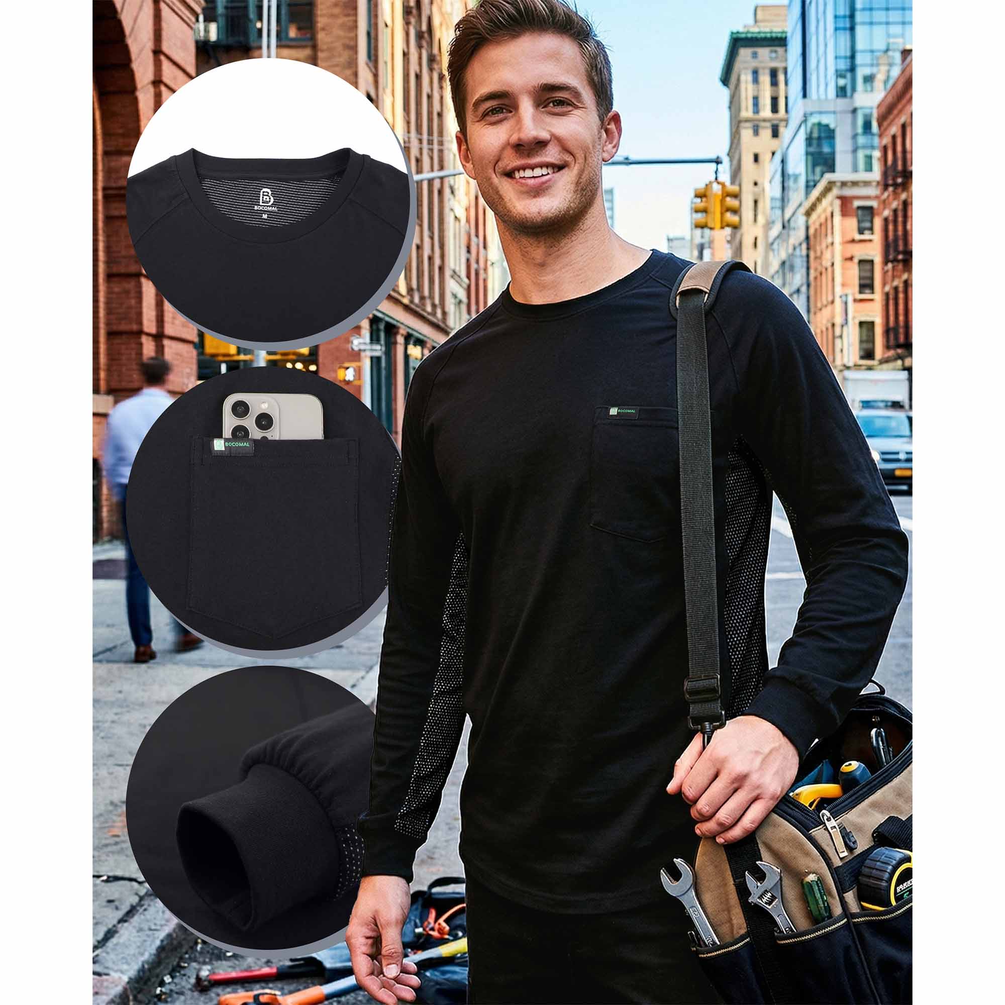 5.5OZ Lightweight Breathable Mesh T-Shirt (NON-FR) - TS011P