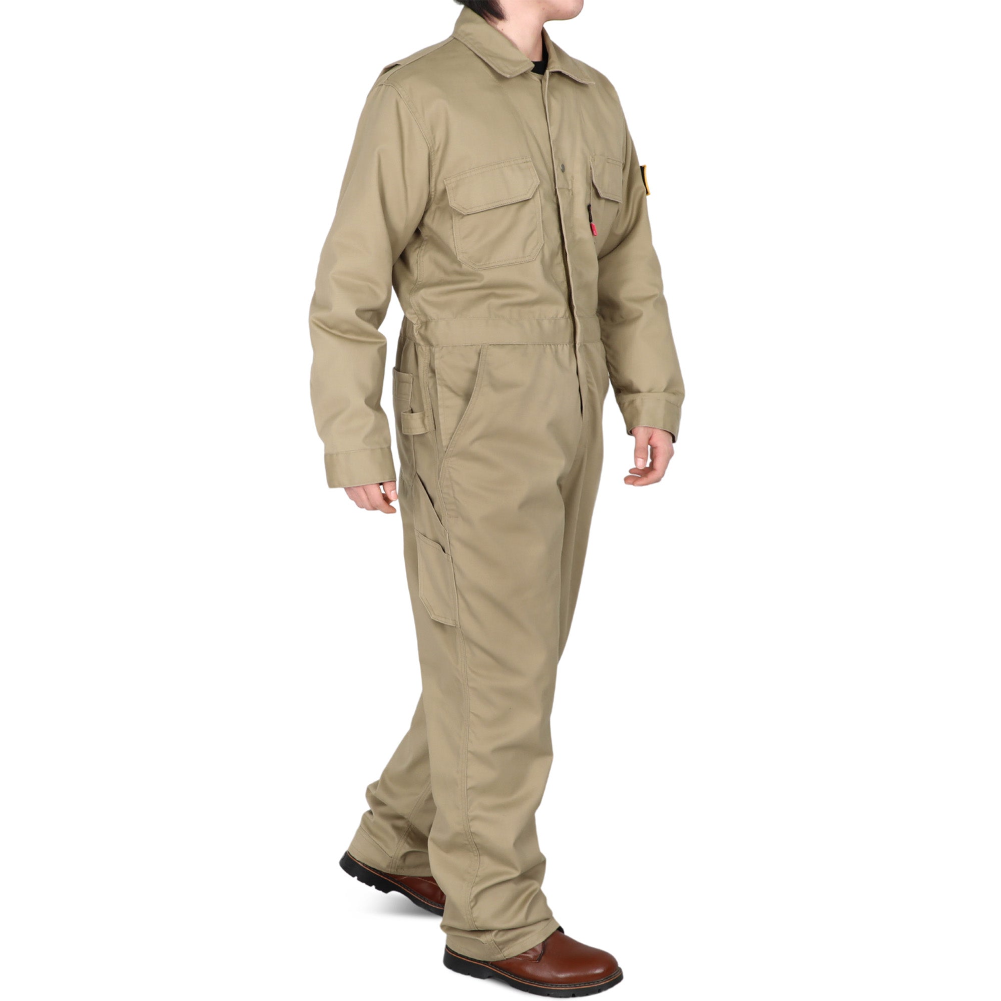 7.5oz Cotton Twill Flame Resistant Fire Retardant Work Coverall - 2401