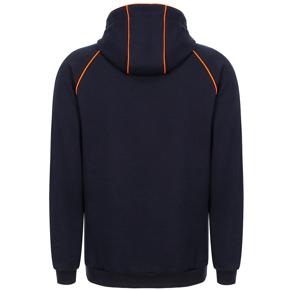 12oz Heavyweight Cotton Fleece FR Hi-Vis Hooded Sweatshirts-4931B