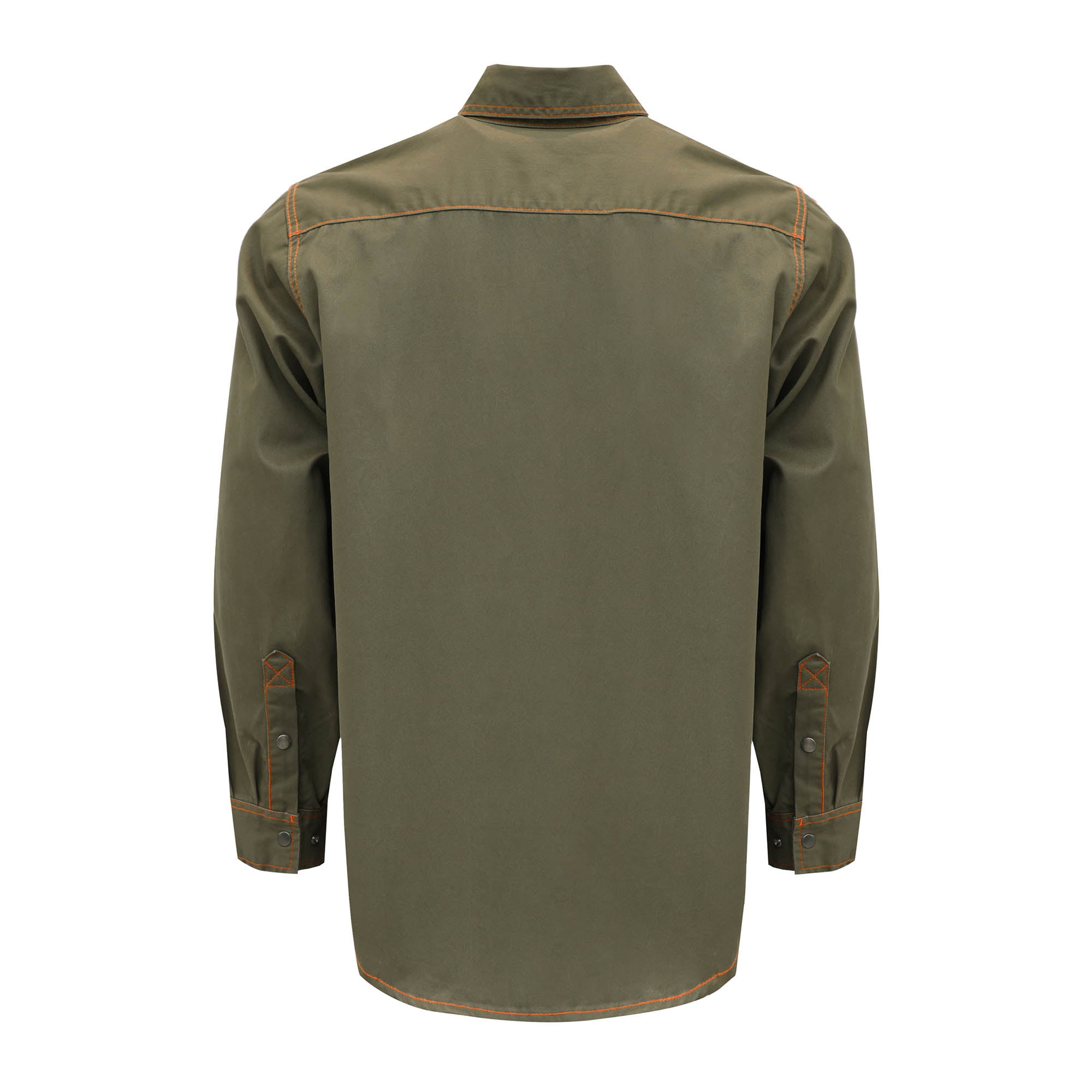 7.5OZ Solid Color  Shirts With Metal Button/Decorative Thread(Final sale)-3701