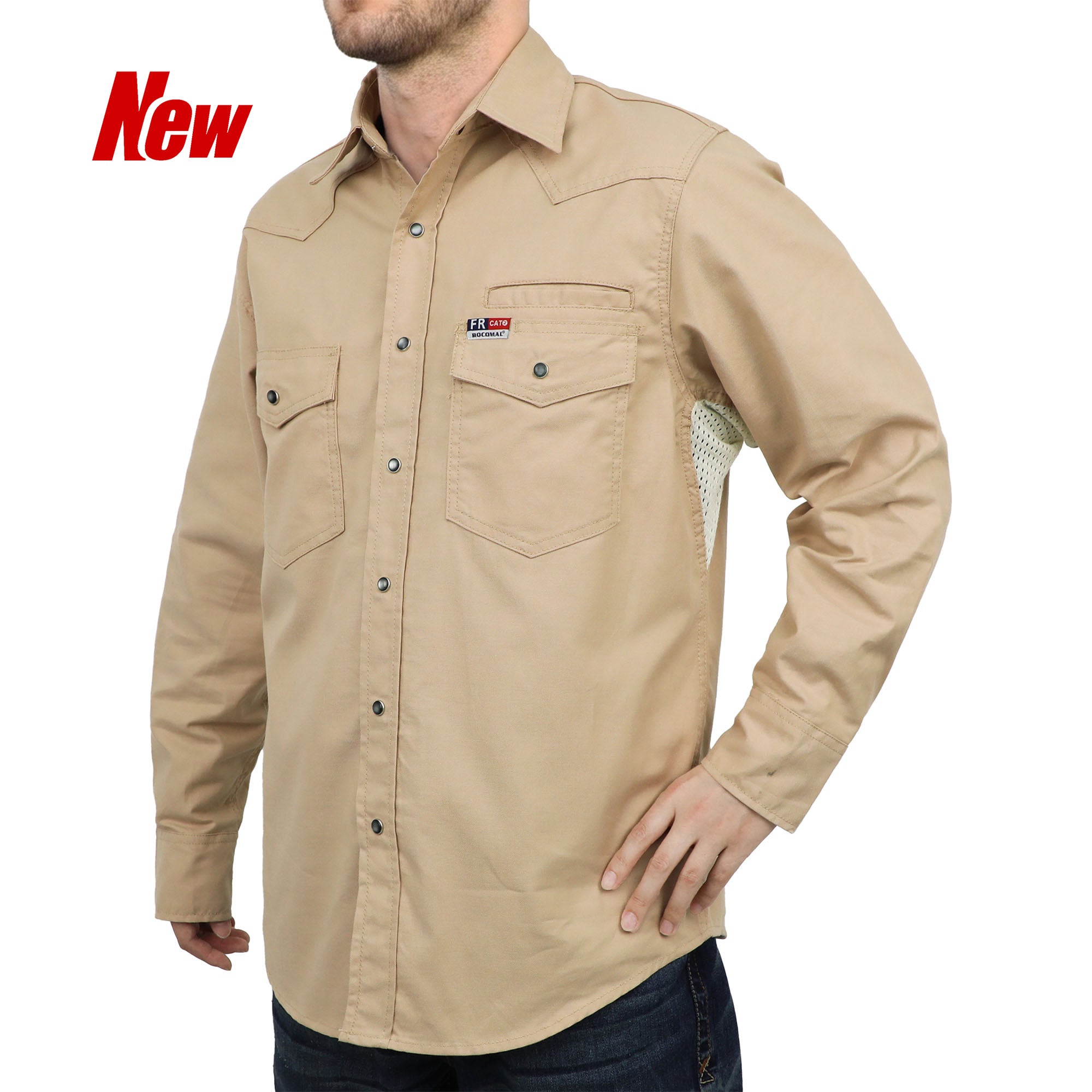 6.5OZ Dura-soft Duck Canvas FR Vented Shirts-0939M
