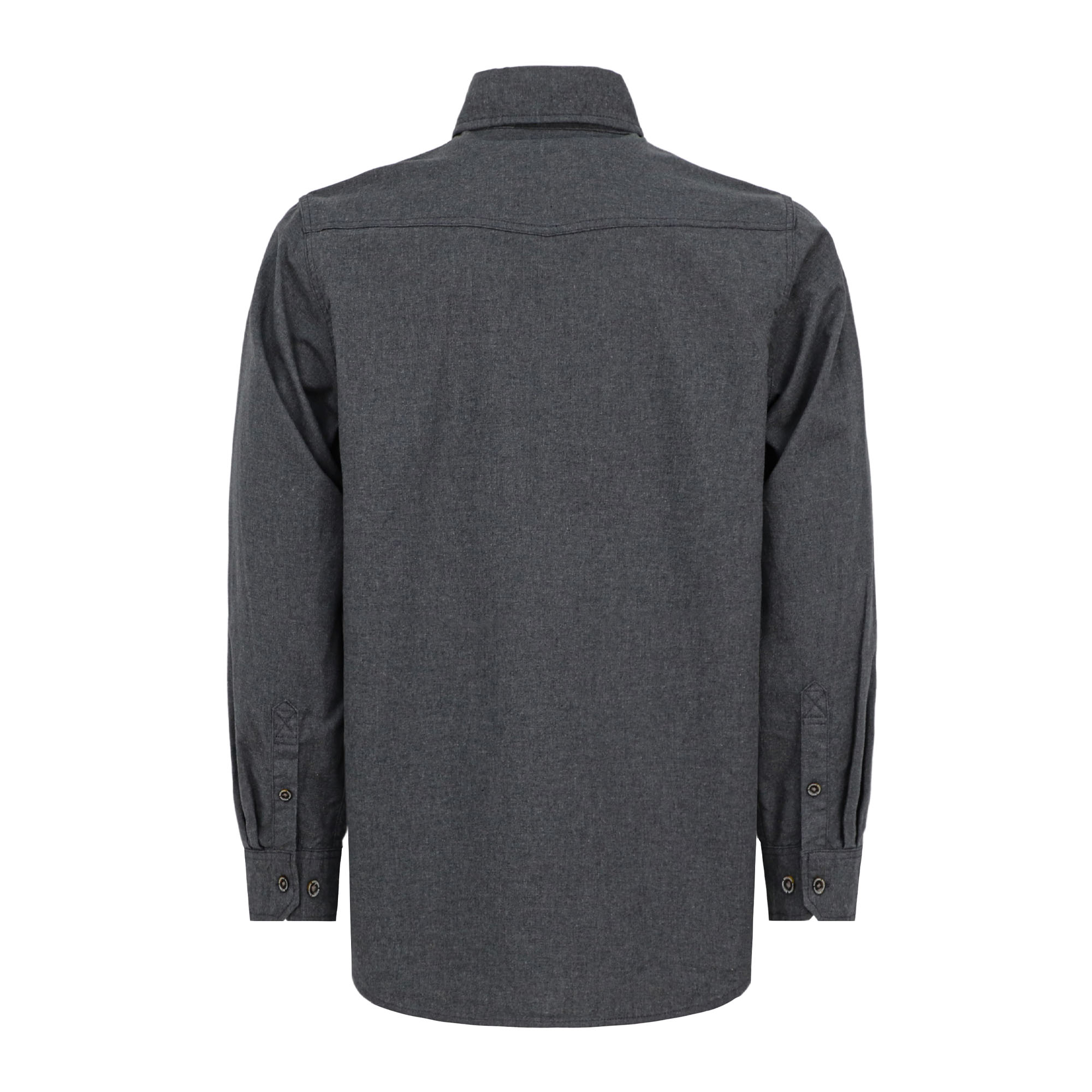 6.5OZ Dura-Light Soft Heather Duck FR Work Shirt -B639