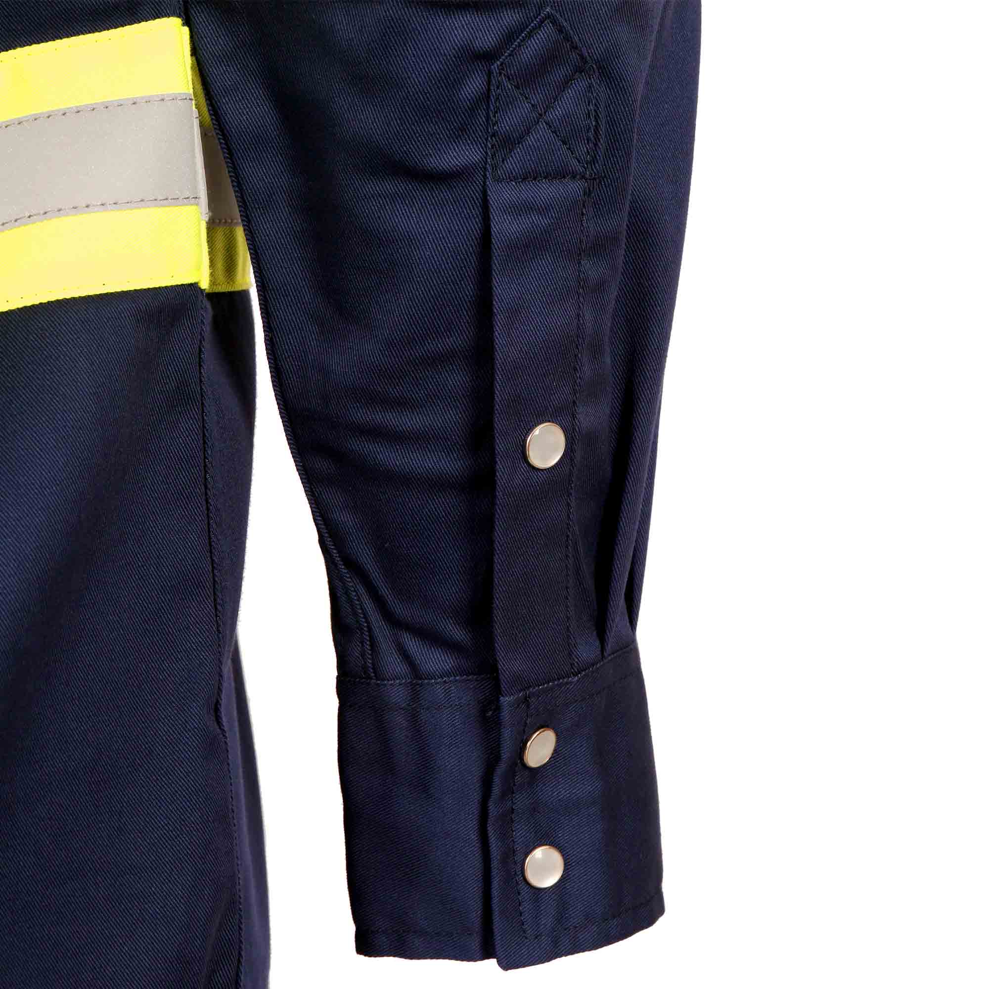 6.5OZ FR Hi Vis Work Shirts with Pearl Snap/Type O Class 1-0902HV