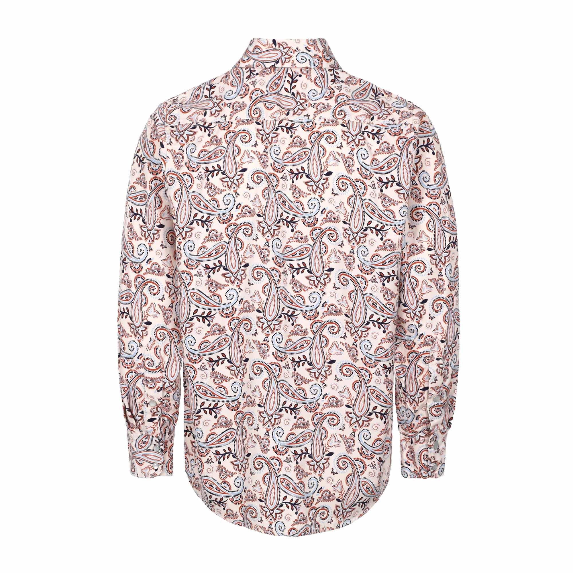 6.5OZ Lightweight Printed FR Shirts With Pearl Snap-0916A