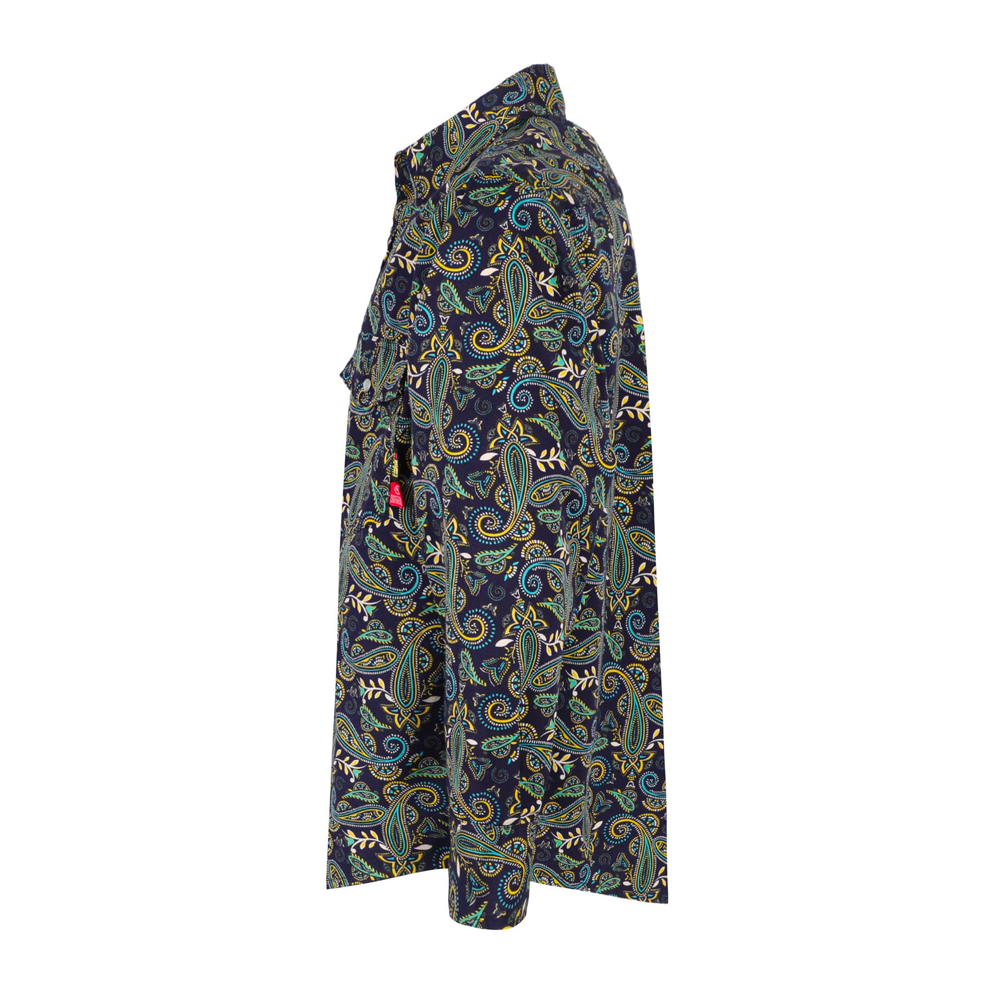 6.5OZ Lightweight Printed FR Shirts With Pearl Snap-0916A