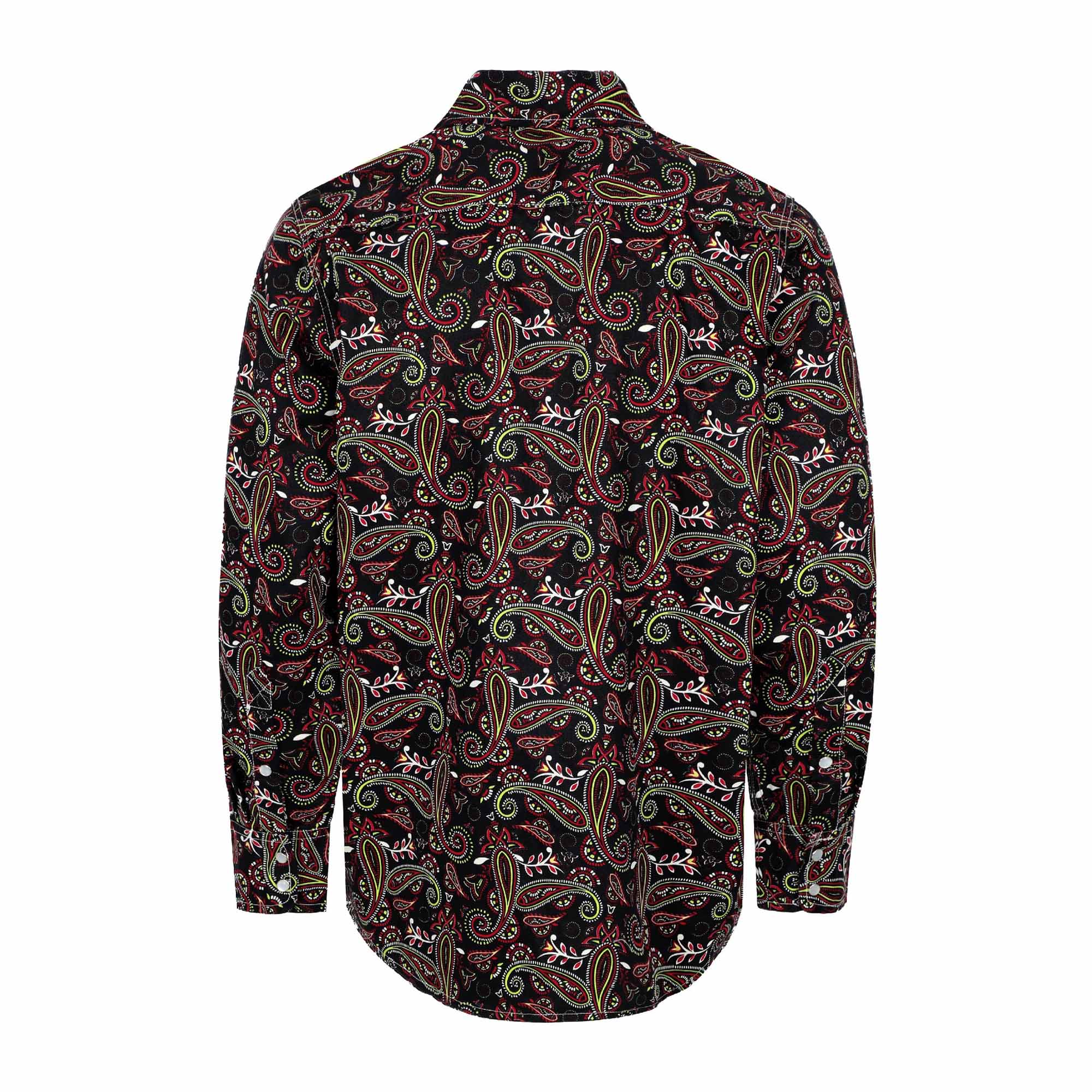 6.5OZ Lightweight Printed FR Shirts With Pearl Snap-0916A