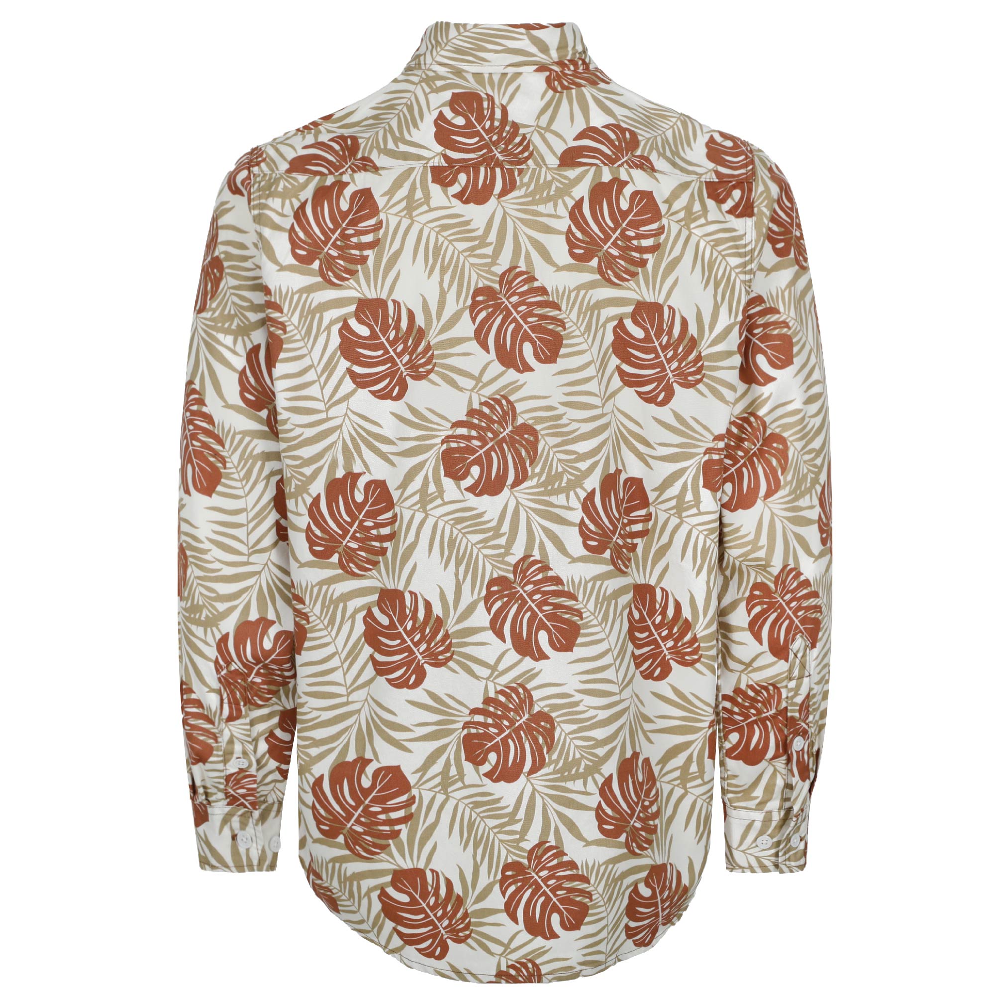 6.5OZ Printed Hawaii Lightweight Button Down Flame Resistant Shirts-0816A