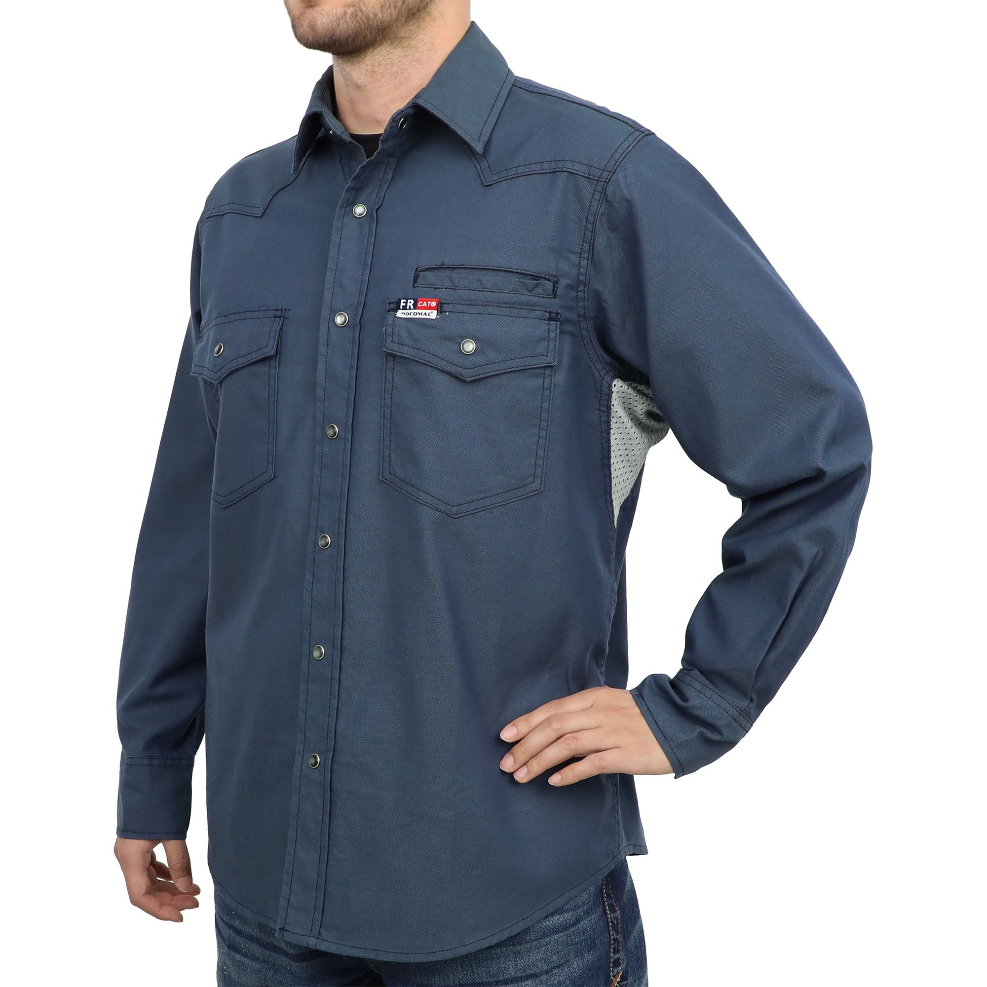 6.5OZ Dura-soft Duck Canvas FR Vented Shirts-0939M