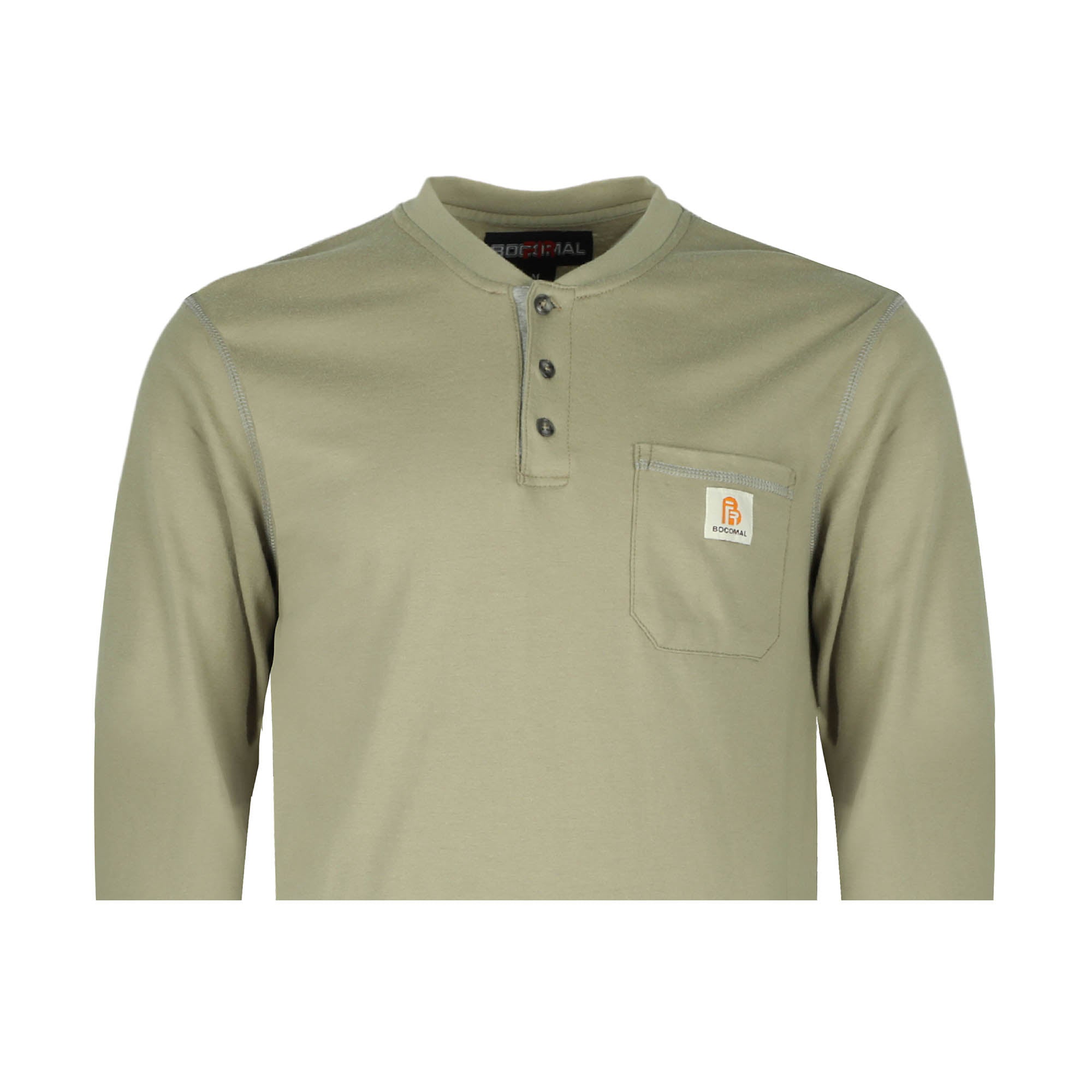 5.5OZ Button Pullover T-Shirts/Solid Color-2808