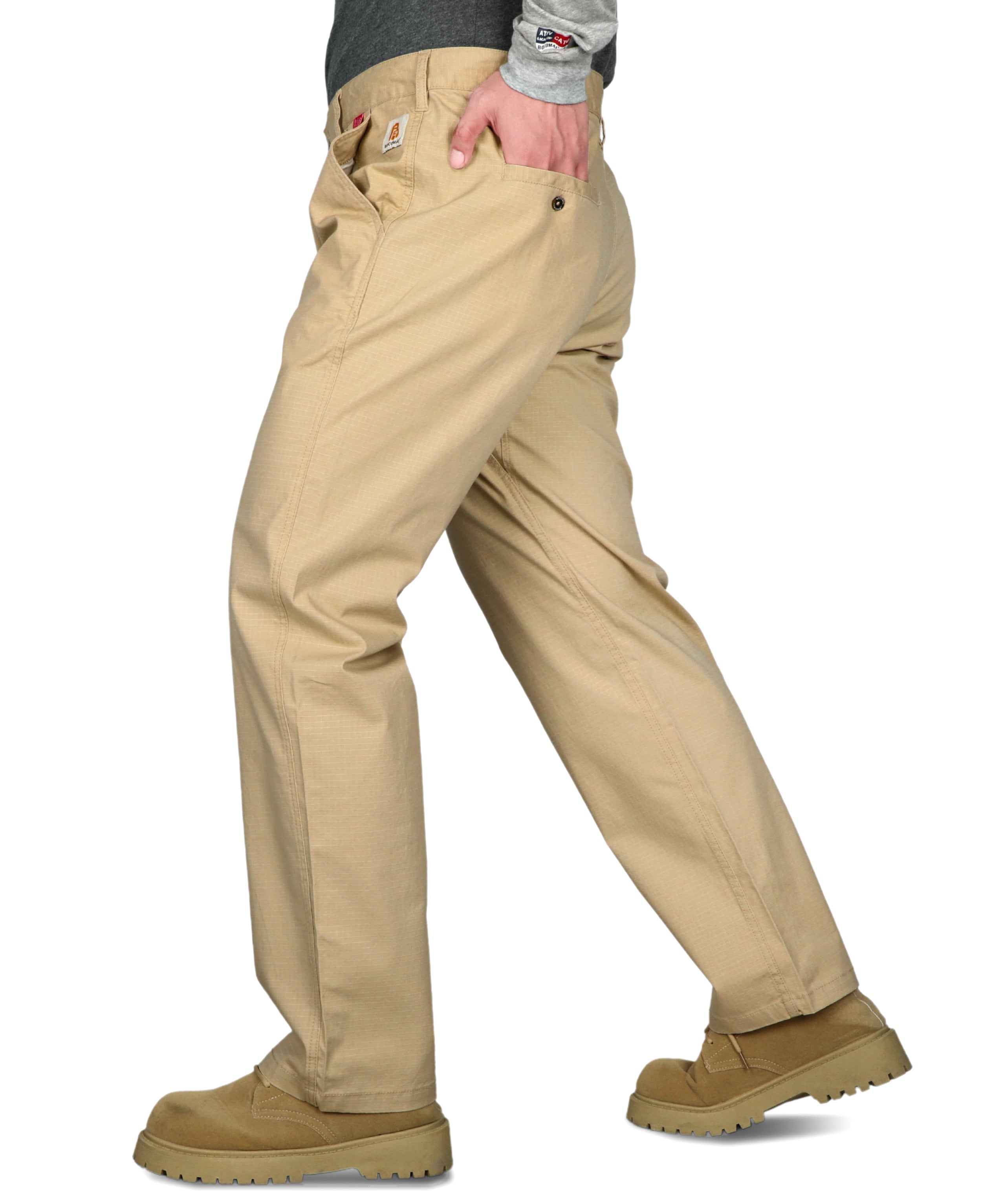 6OZ Light Weight Casual Style Rip Stop Pants/Water Repellent-2228