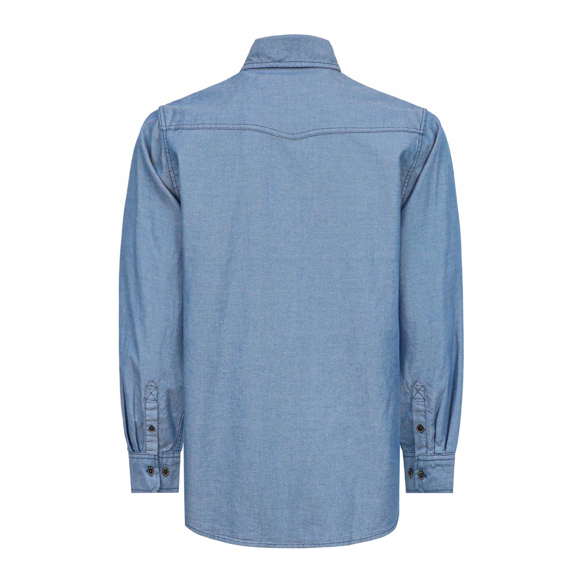 6.5OZ Dura-Light Soft Heather Duck FR Work Shirt -B639