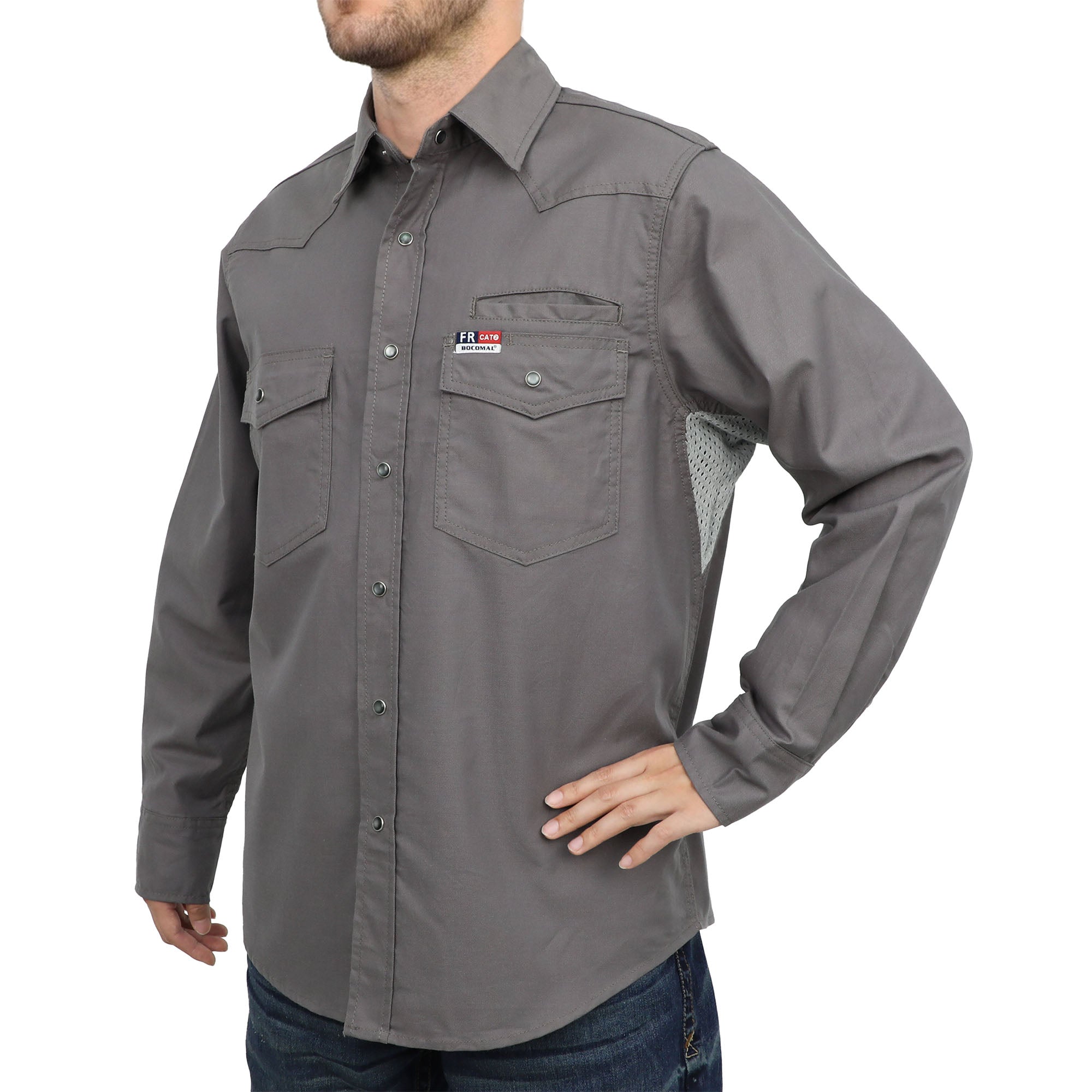 6.5OZ Dura-soft Duck Canvas FR Vented Shirts-0939M