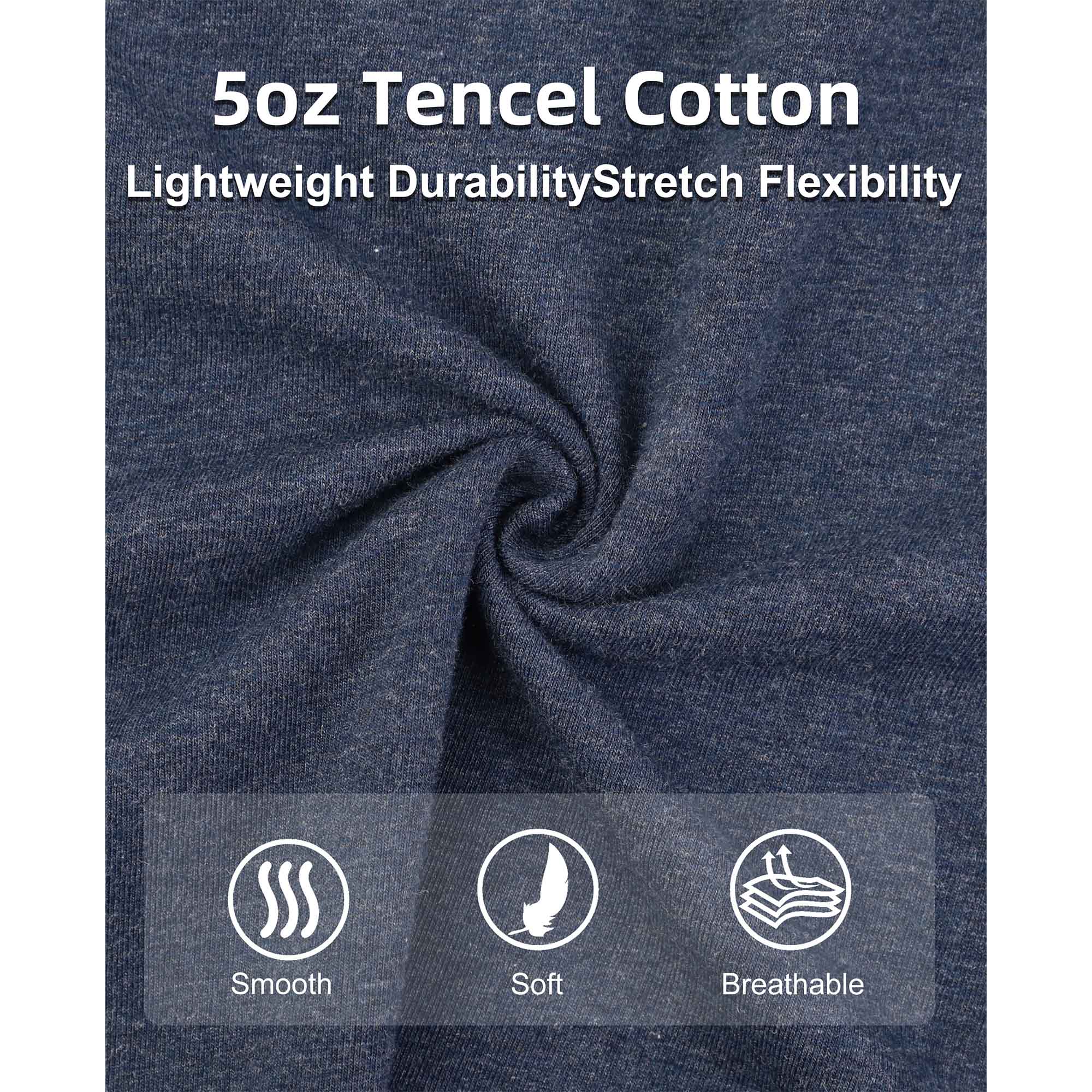 5.5OZ Lightweight Henley Short Sleeve T-Shirts(NON-FR) - TS011M