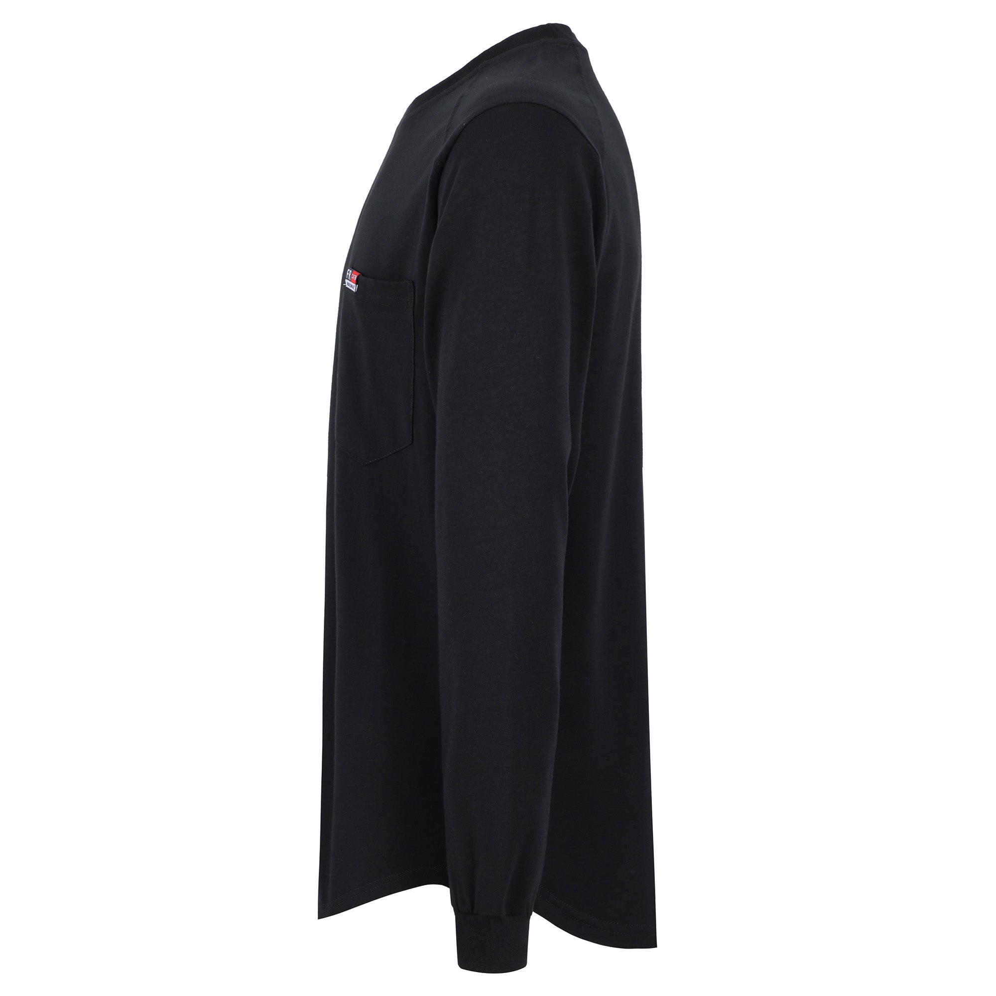 6OZ Crewneck Cotton Tencel Heather Blended Flame Resistant Work T-Shirt - A335