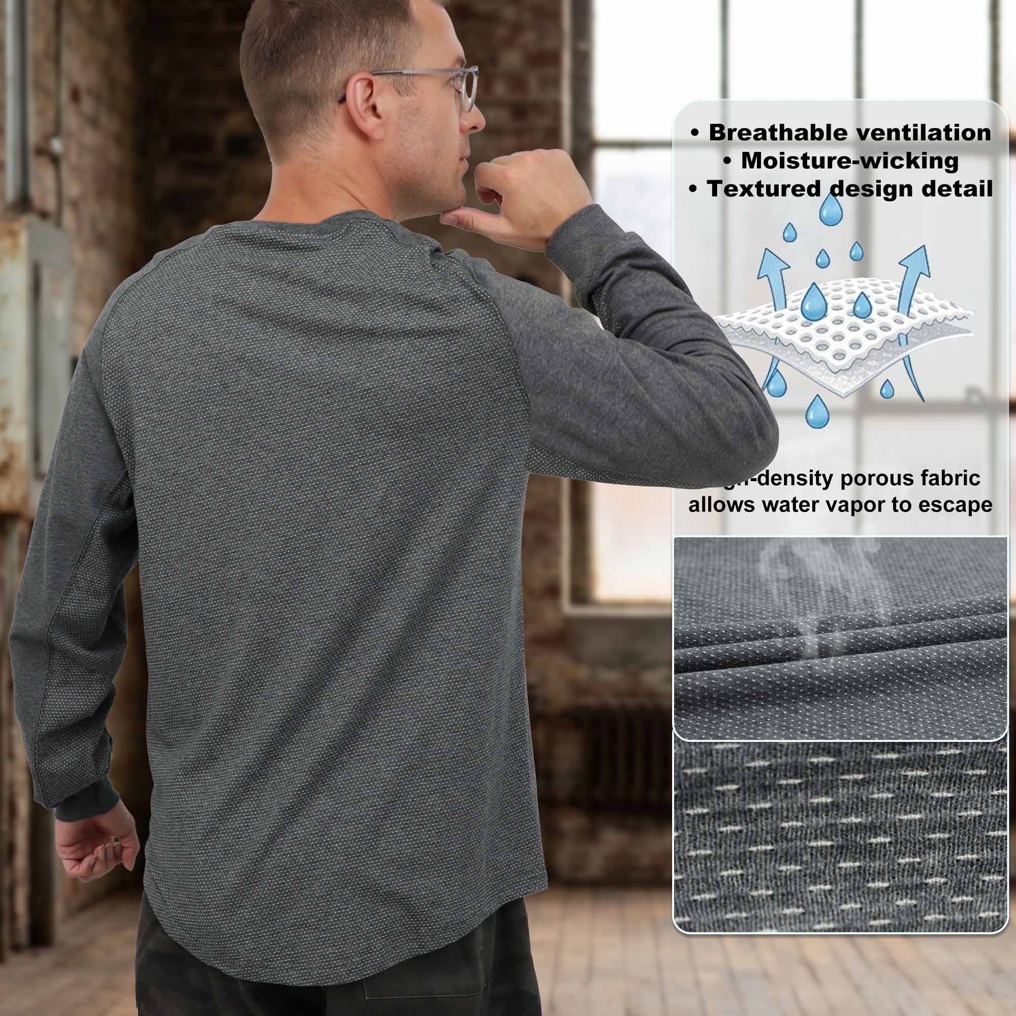 5.5OZ Lightweight Breathable Mesh T-Shirt (NON-FR) - TS011P