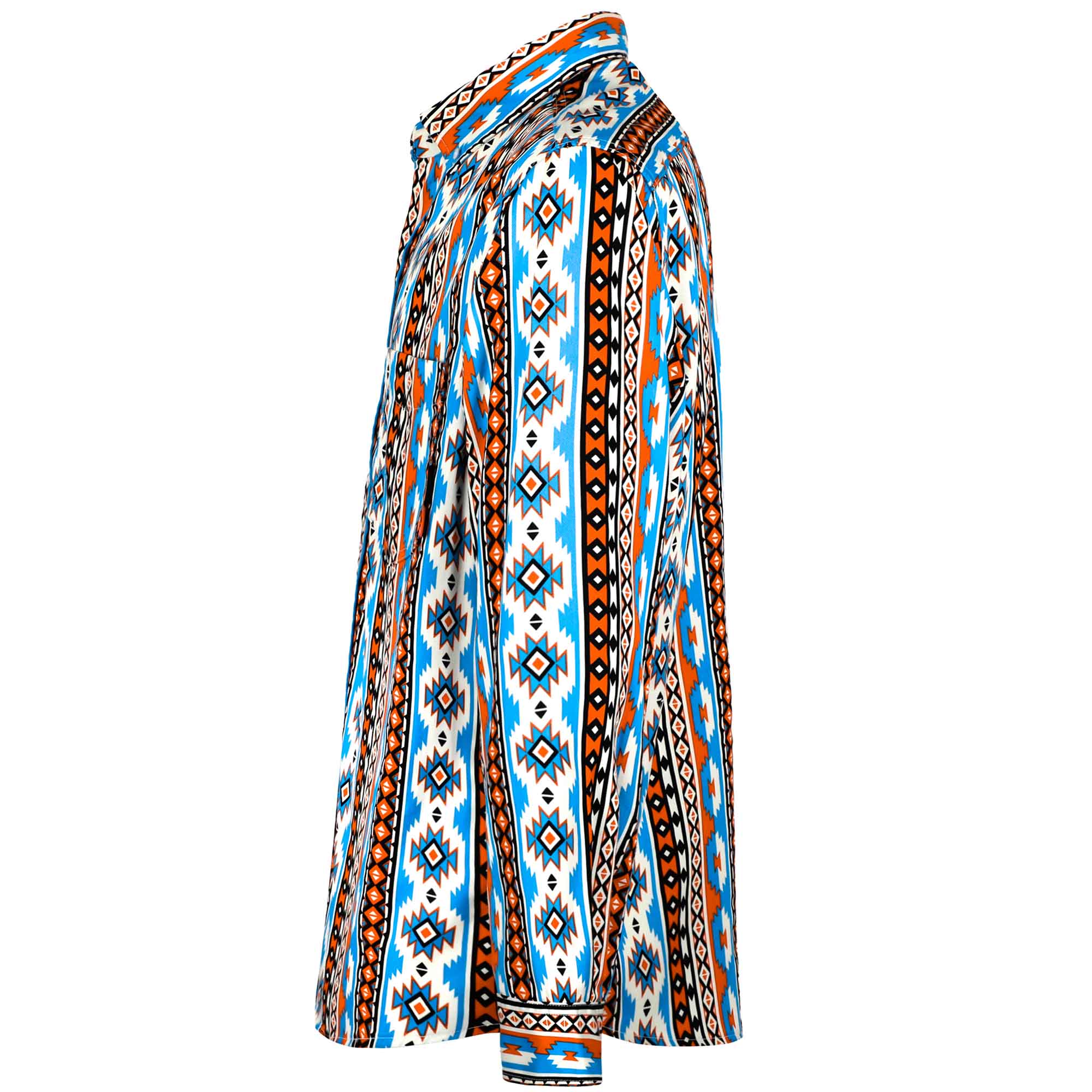 6.5OZ Printed Bohemia Button Down Flame Resistant Work Shirt-0816A-NEW