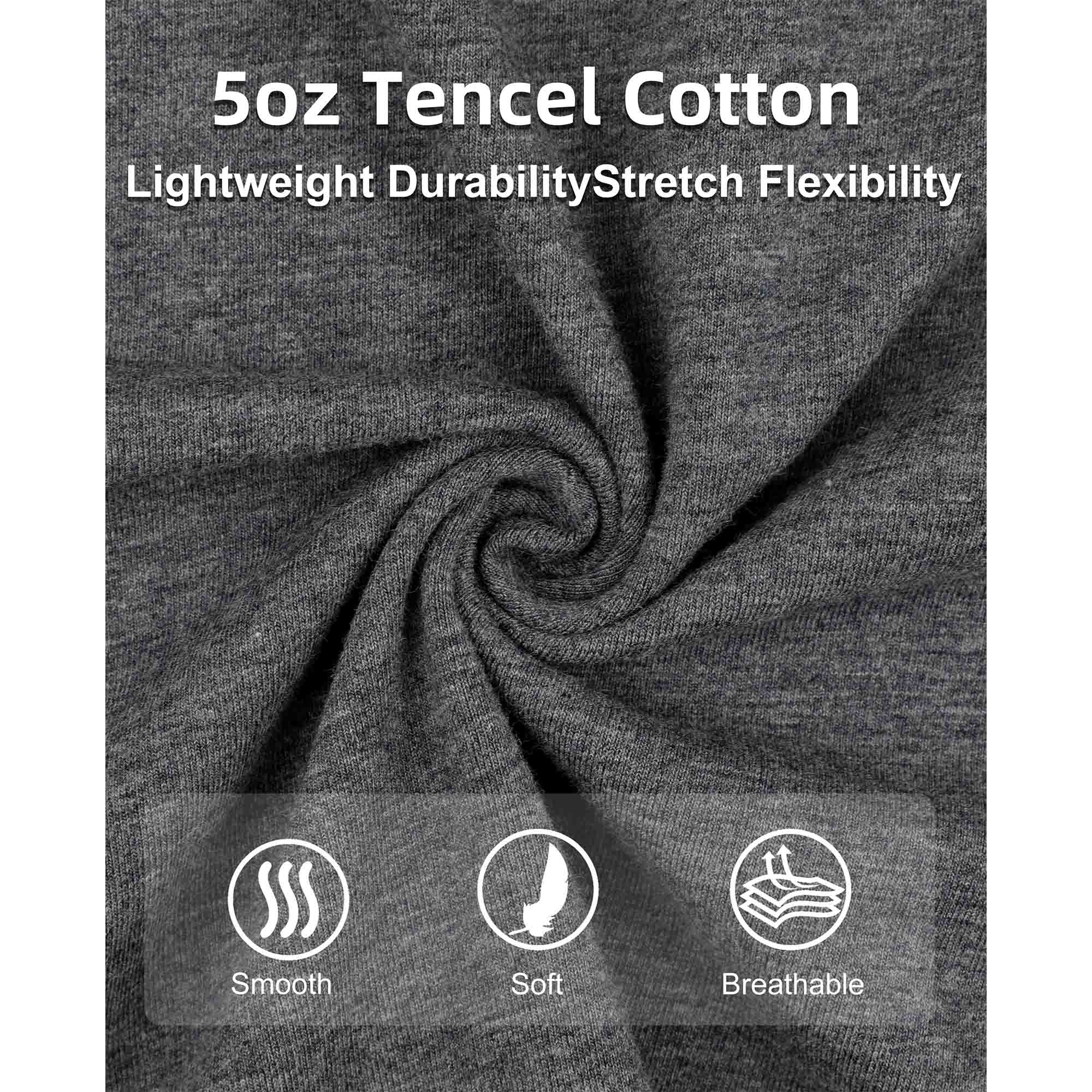 5.5OZ Lightweight Henley Short Sleeve T-Shirts(NON-FR) - TS011M
