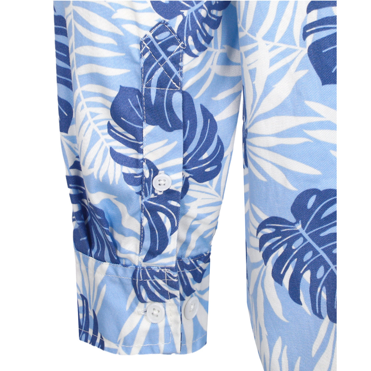 6.5OZ Printed Hawaii Lightweight Button Down Flame Resistant Shirts-0816A