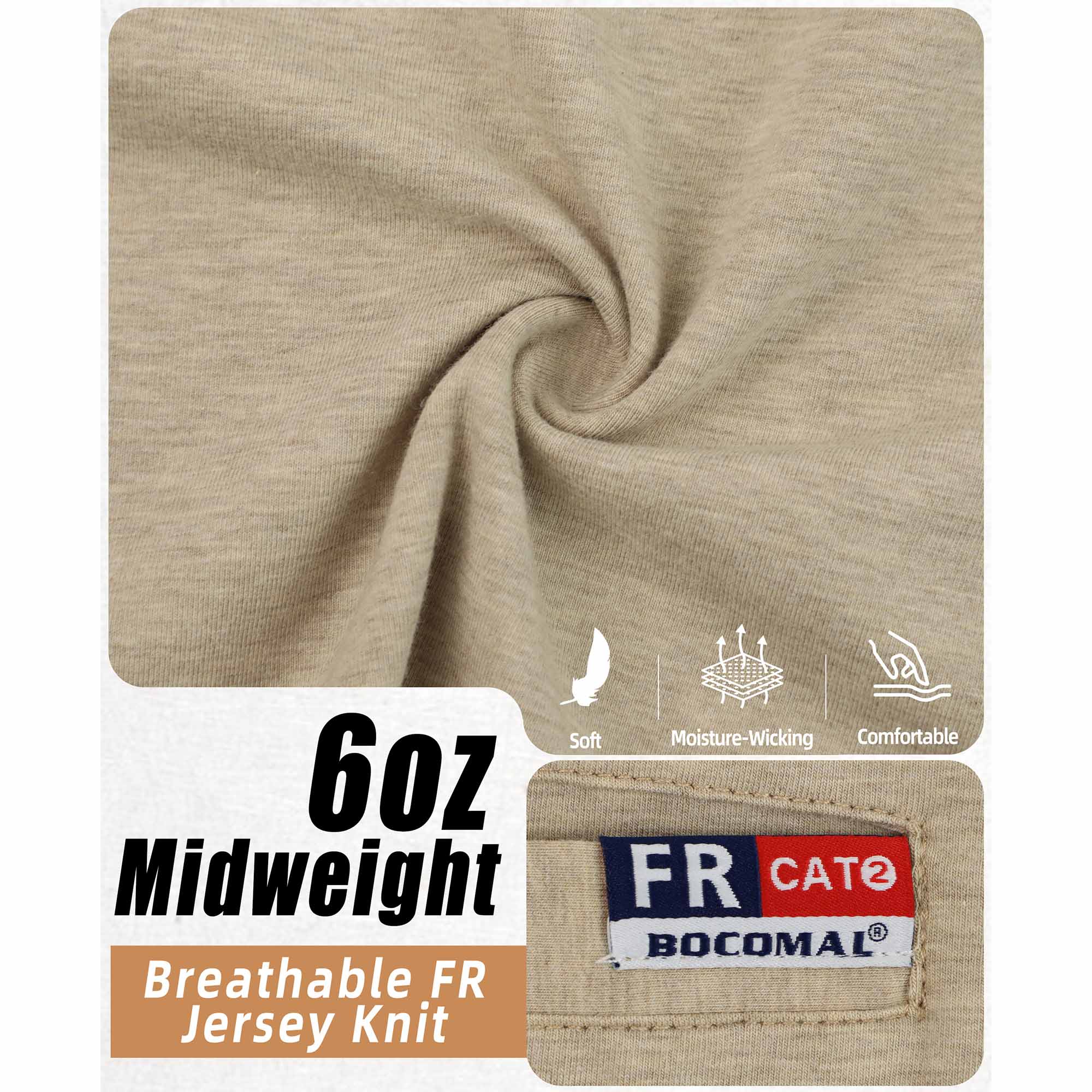 6OZ Breathable Vented Mesh (Sleeve and Underarm) FR T-Shirt- 4435