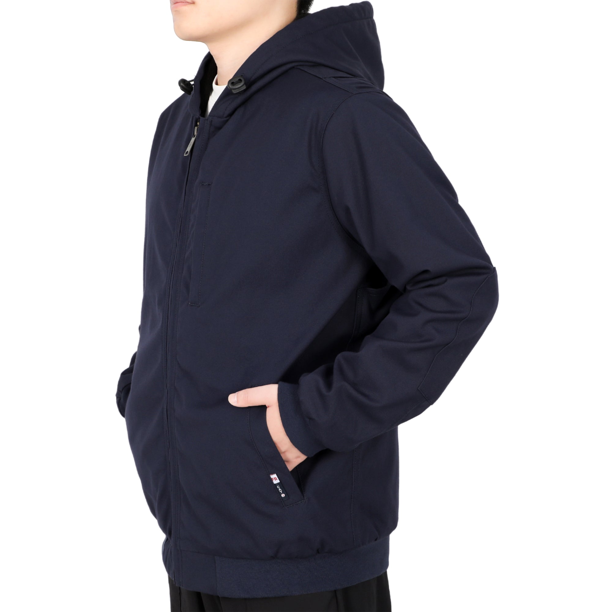 Heavyweight Canvas and Modacrylic Fleece Lined Hooded Flame Resistant Winter Work Coat NFPA 2112 CAT3-1432H