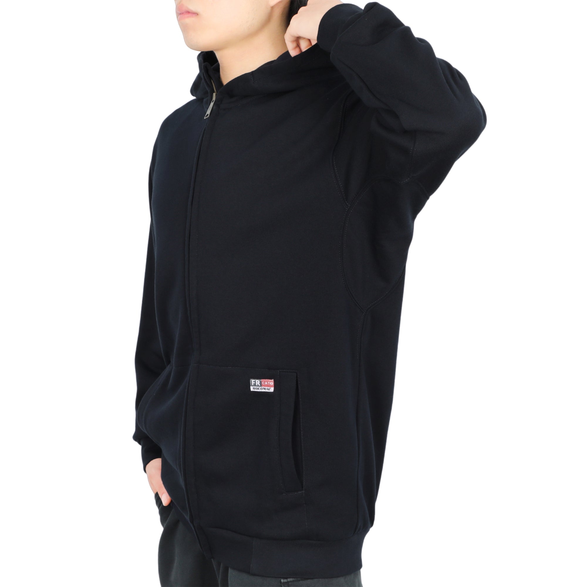 12.5oz Heavyweight Permanent Flame Resistant Modacrylic Cotton Hooded Sweatshirts-9634/9534