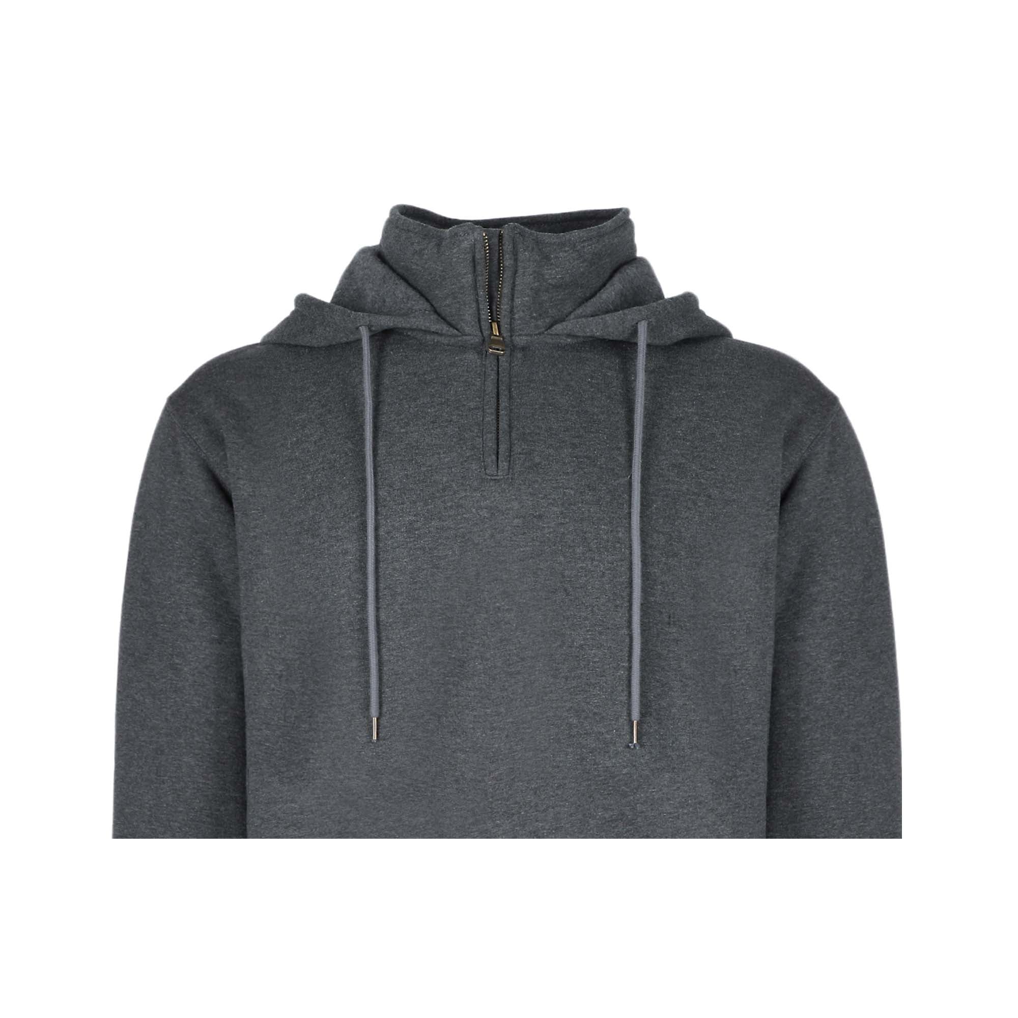 10.5 OZ Classic 1/4 Zipper Pullover Hoodies/Solid Color-4509