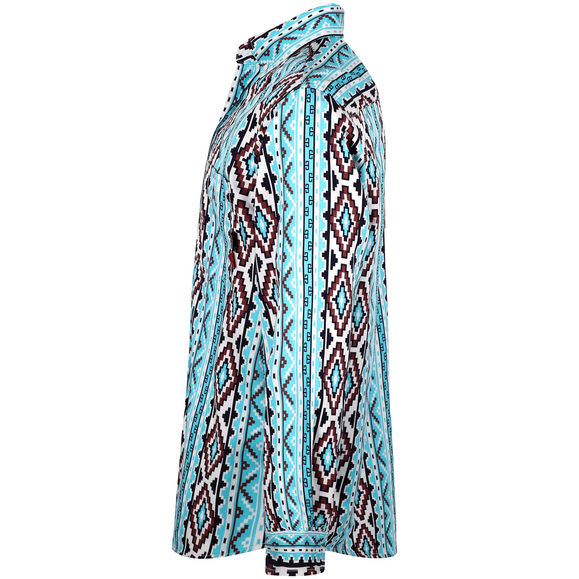 6.5OZ Printed Bohemia Button Down Flame Resistant Work Shirt-0816A-NEW