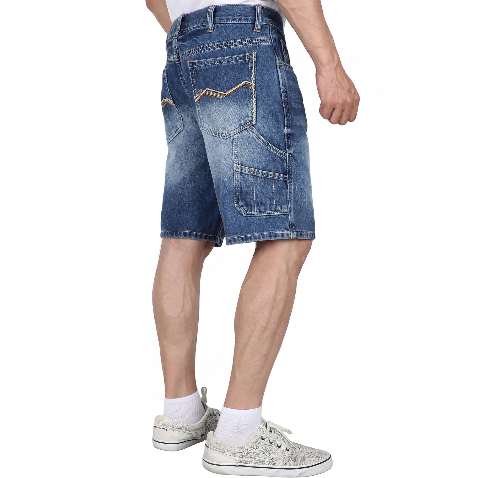 12.5OZ Heavy Duty 100% C Relaxed Denim Shorts (NON-FR)-PN102A