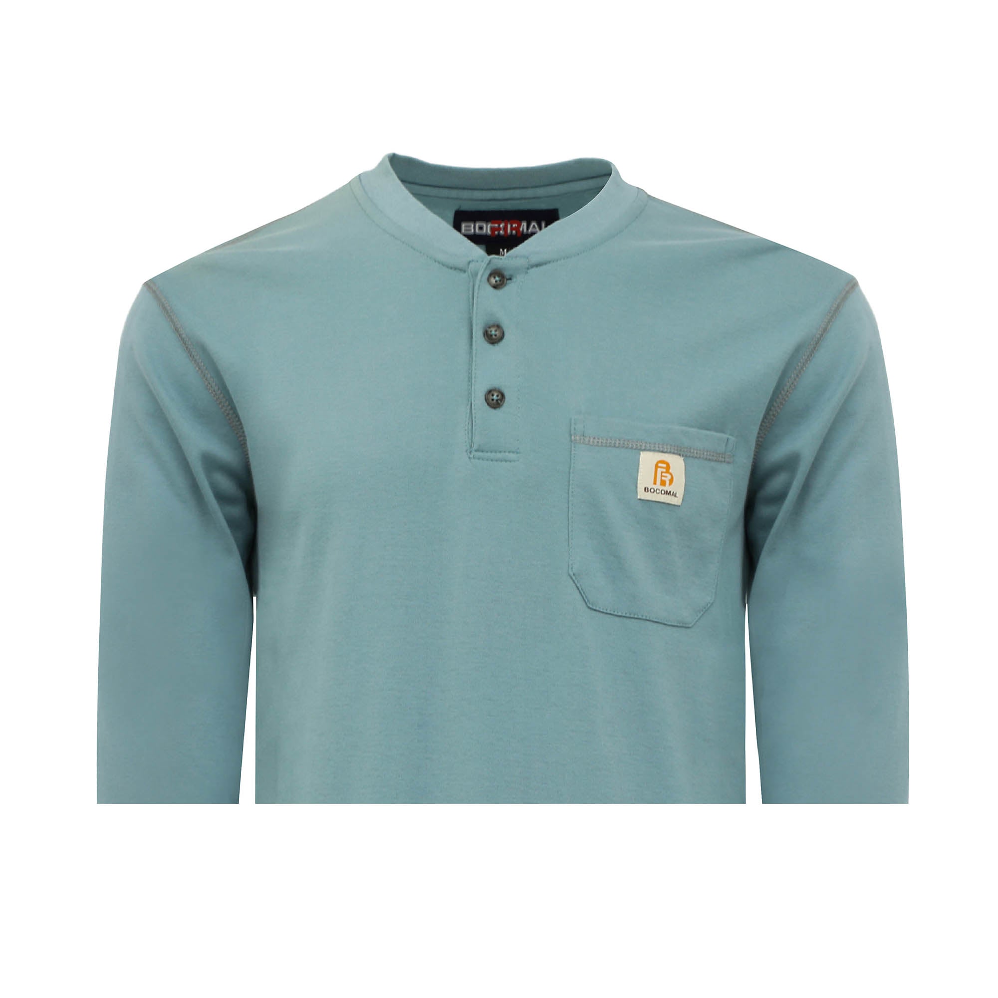 5.5OZ Button Pullover T-Shirts/Solid Color-2808