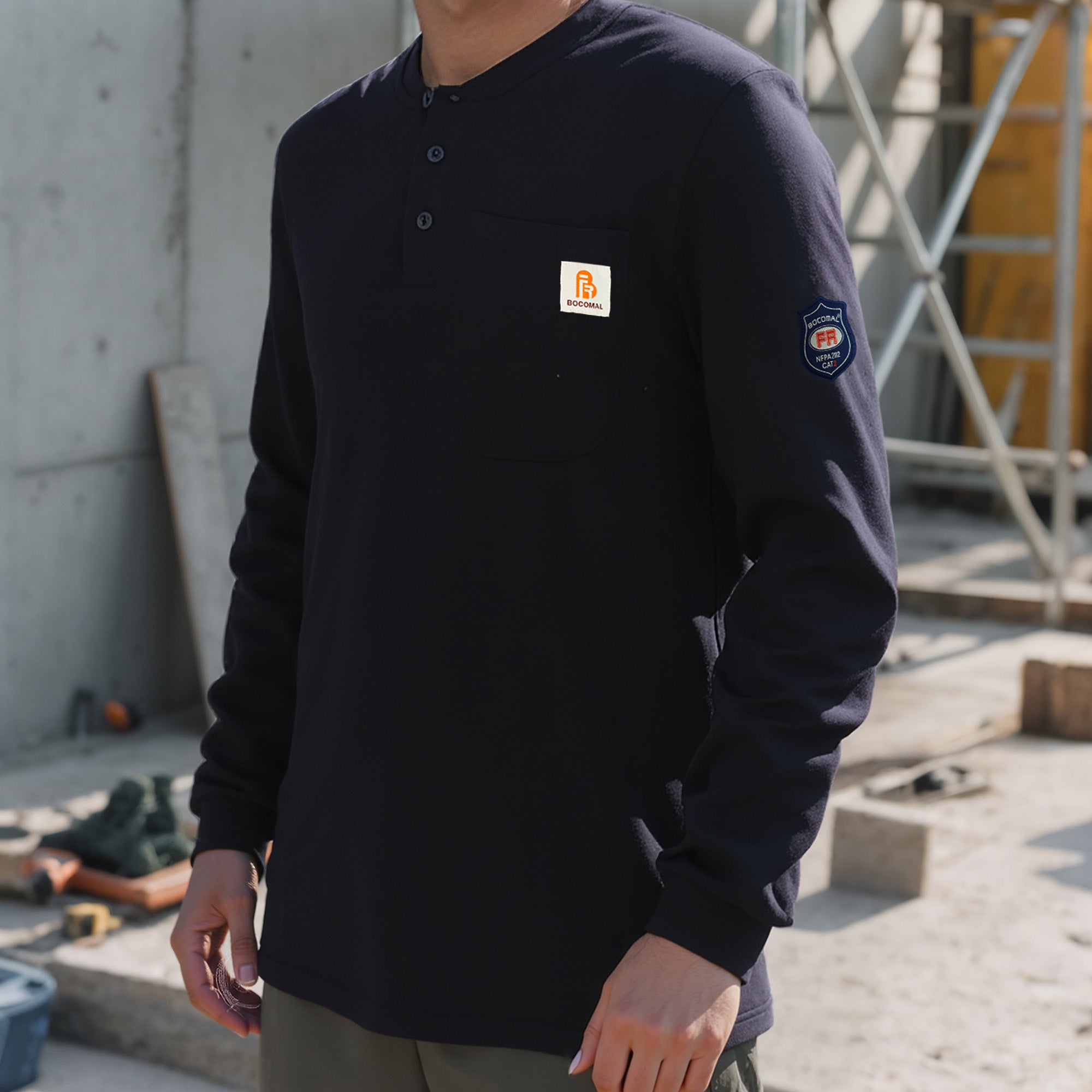 Printed Series Flame Resistant NFPA2112 CAT2 Work T-Shirt/Hoodies(Final Sale)