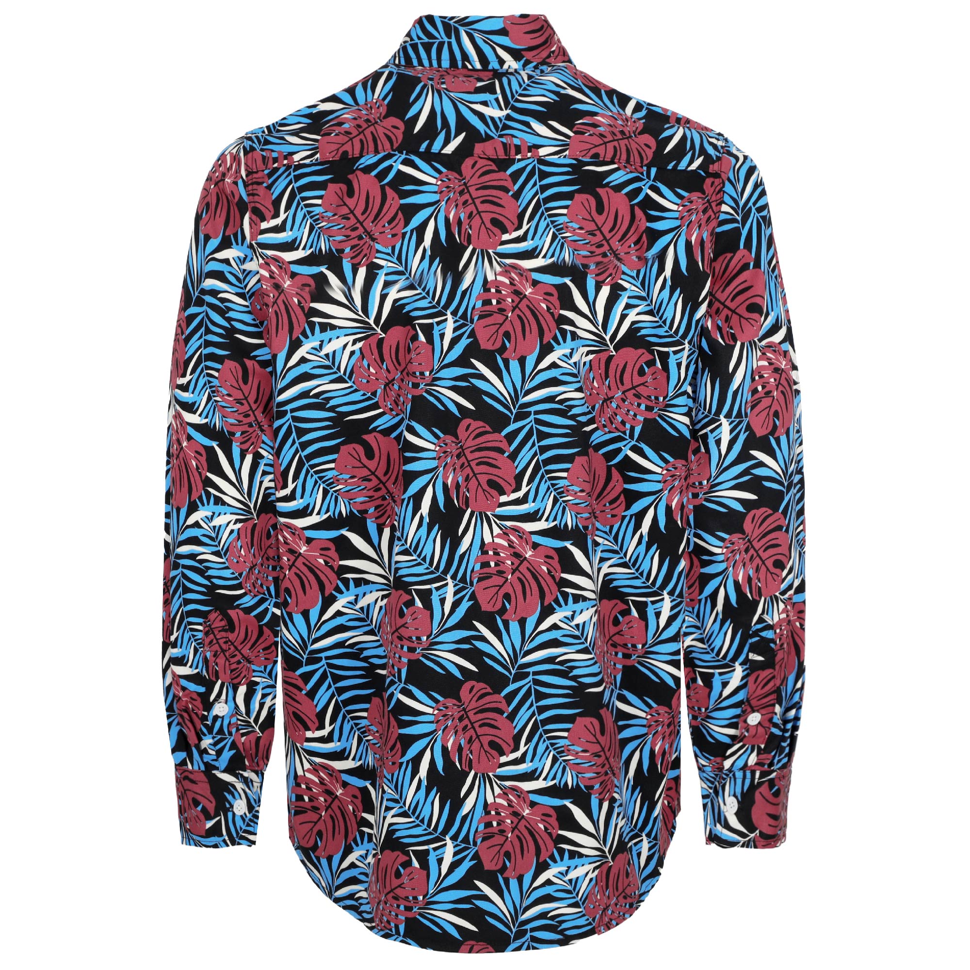 6.5OZ Printed Hawaii Lightweight Button Down Flame Resistant Shirts-0816A