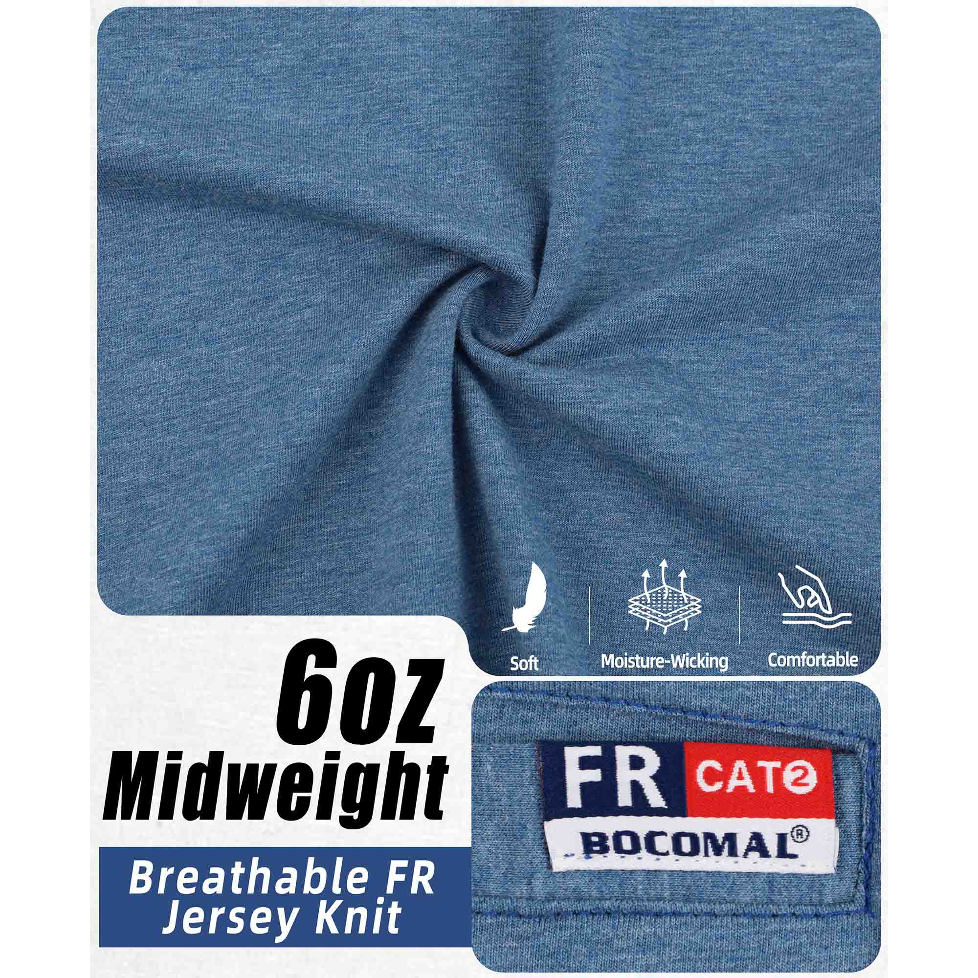 6OZ Breathable Vented Mesh (Sleeve and Underarm) FR T-Shirt- 4435
