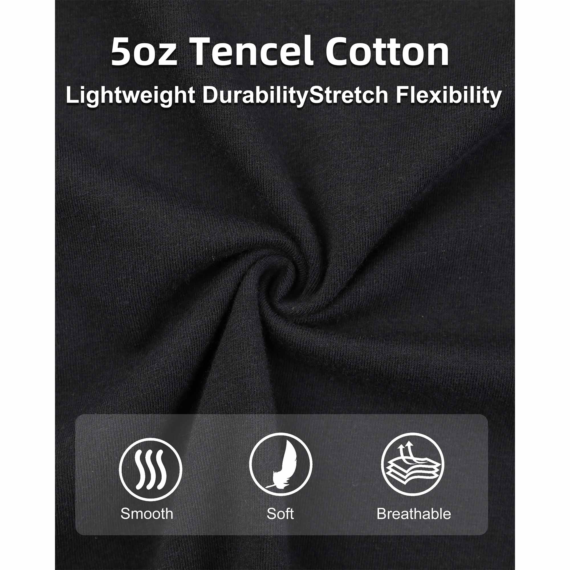 5.5OZ Lightweight Henley Short Sleeve T-Shirts(NON-FR) - TS011M