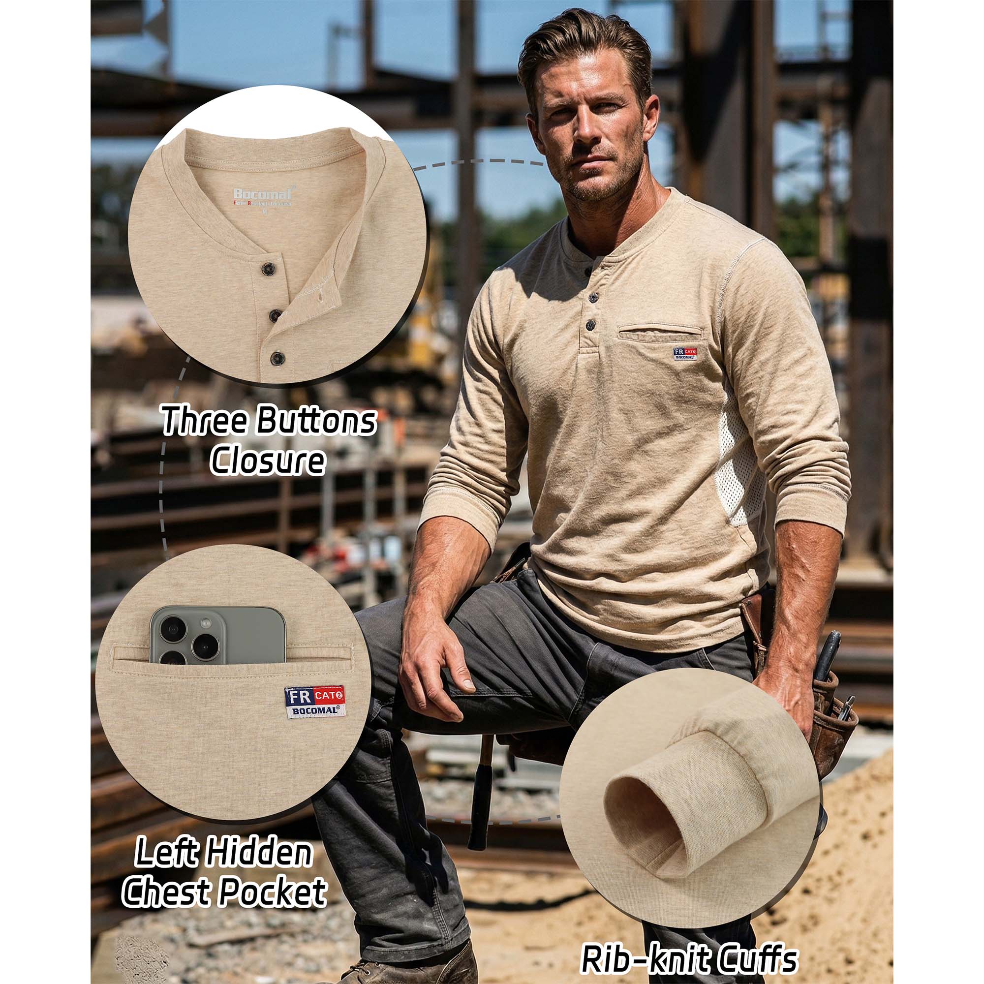 6OZ Breathable Vented Design FR T-Shirts - 6922