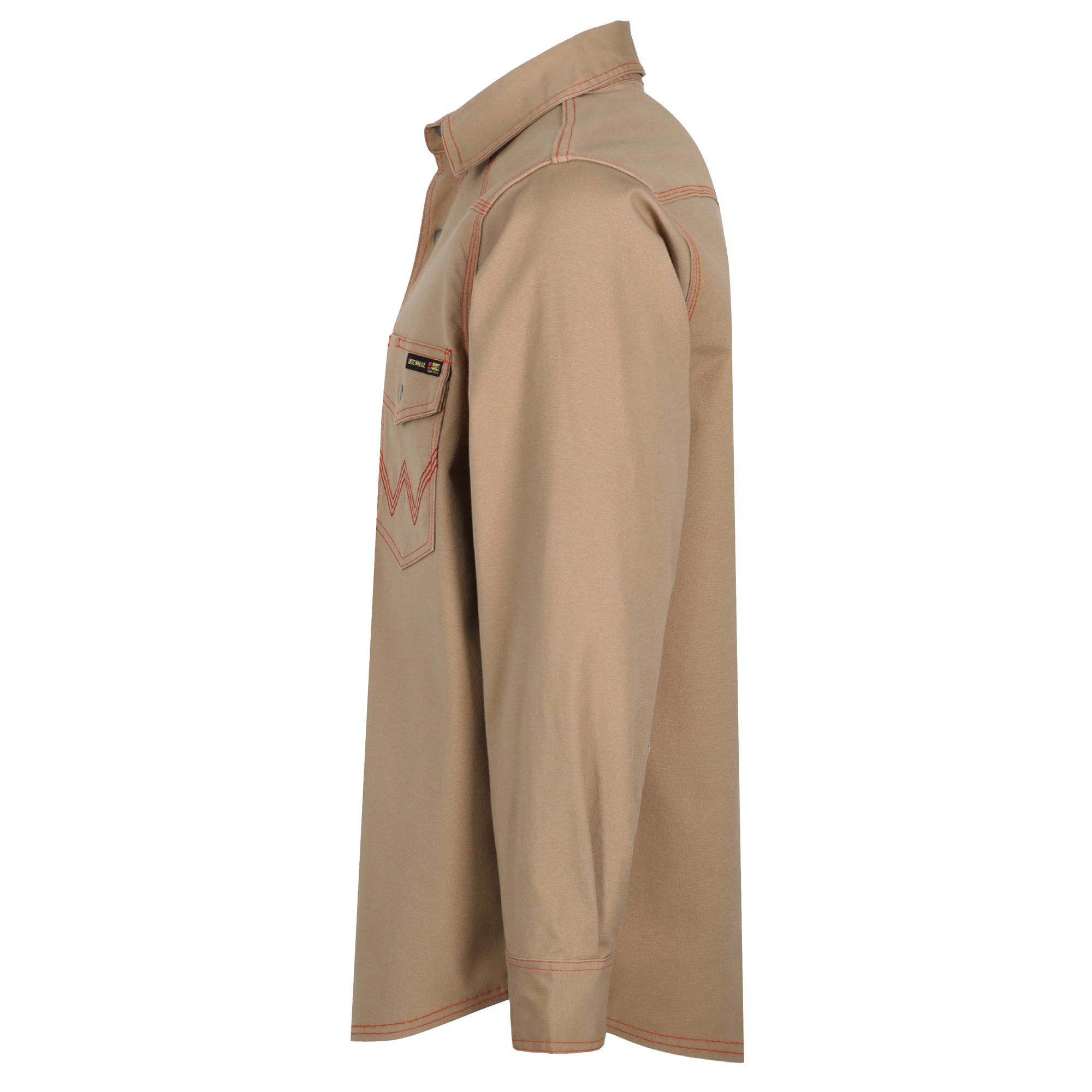 8.5oz Heavyweight Stretch Canvas FR Welding Shirts-0932