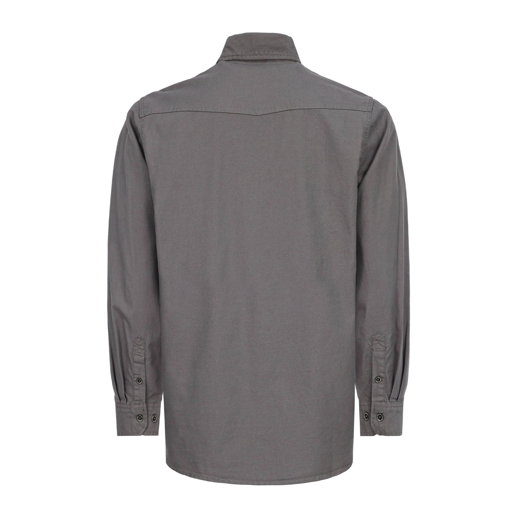 6.5OZ Dura-Light Soft Heather Duck FR Work Shirt -B639